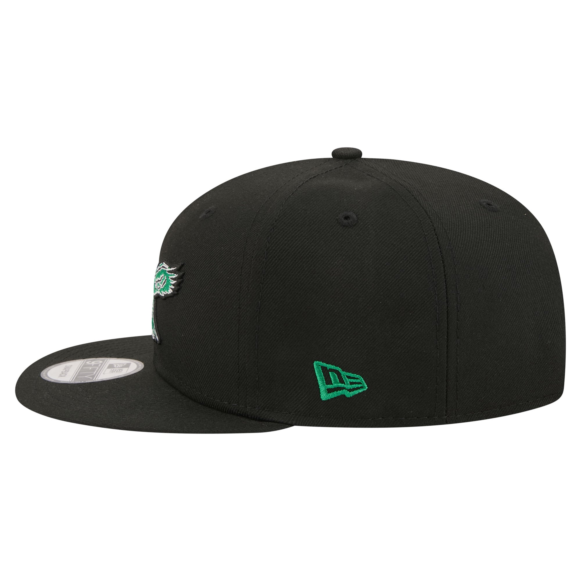 Casquette snapback New Era 9FIFTY noire pour homme