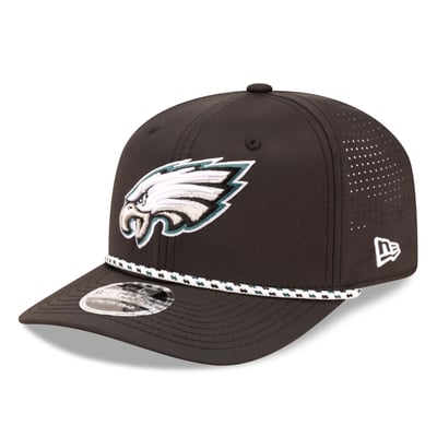 Philadelphia Eagles New Era 9SEVENTY Adjustable Hat - Black