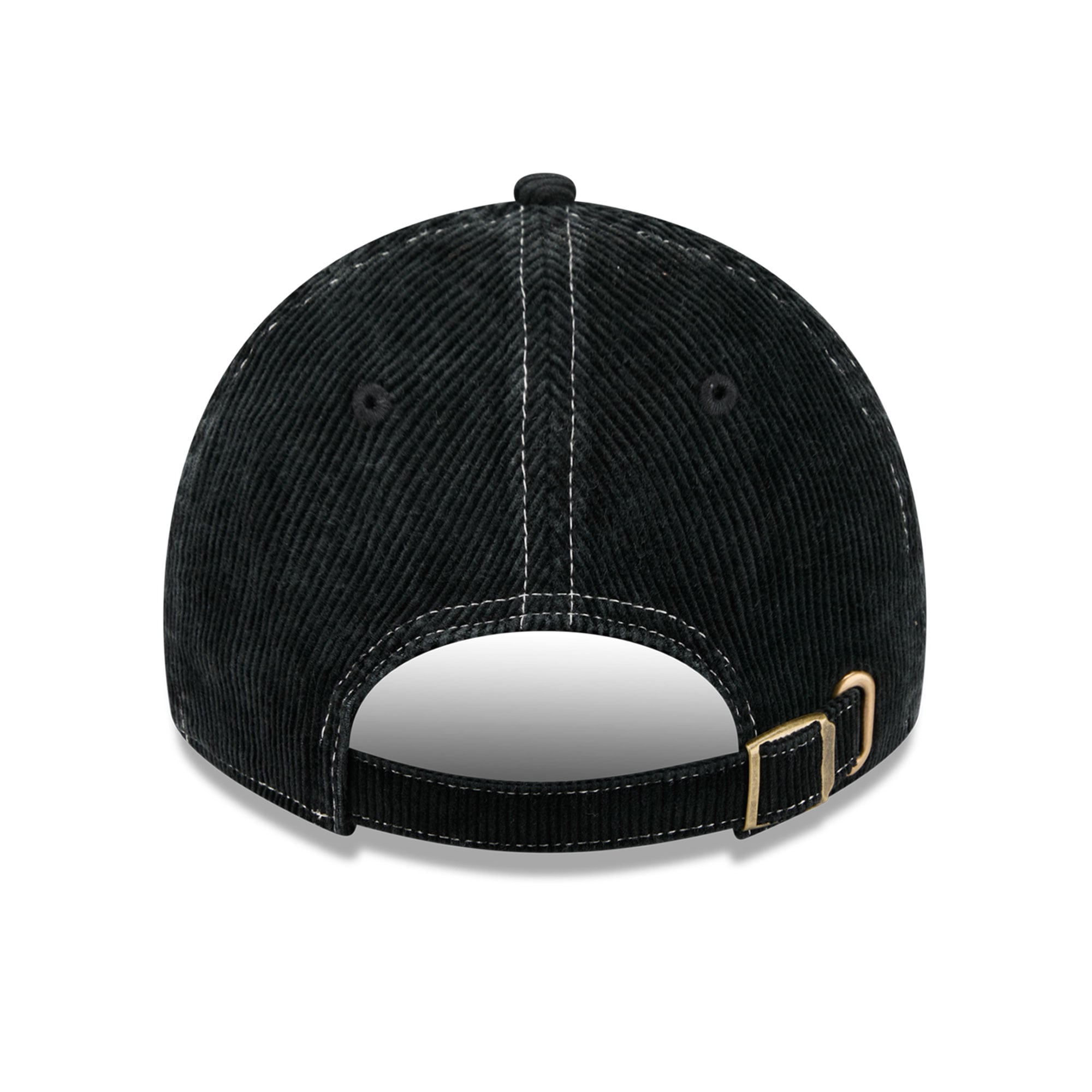Casquette New Era noire pour homme, modèle Philadelphia Eagles, en velours côtelé, style classique décontracté et ajustable