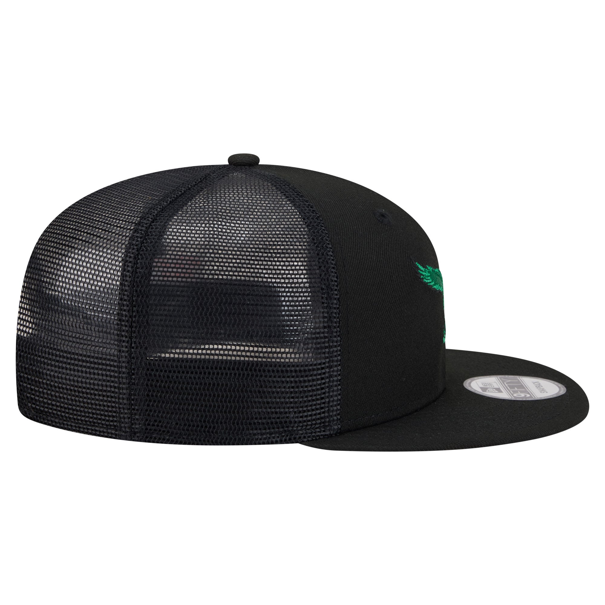 Casquette trucker snapback New Era noire Philadelphia Eagles Core Team 9FIFTY pour homme