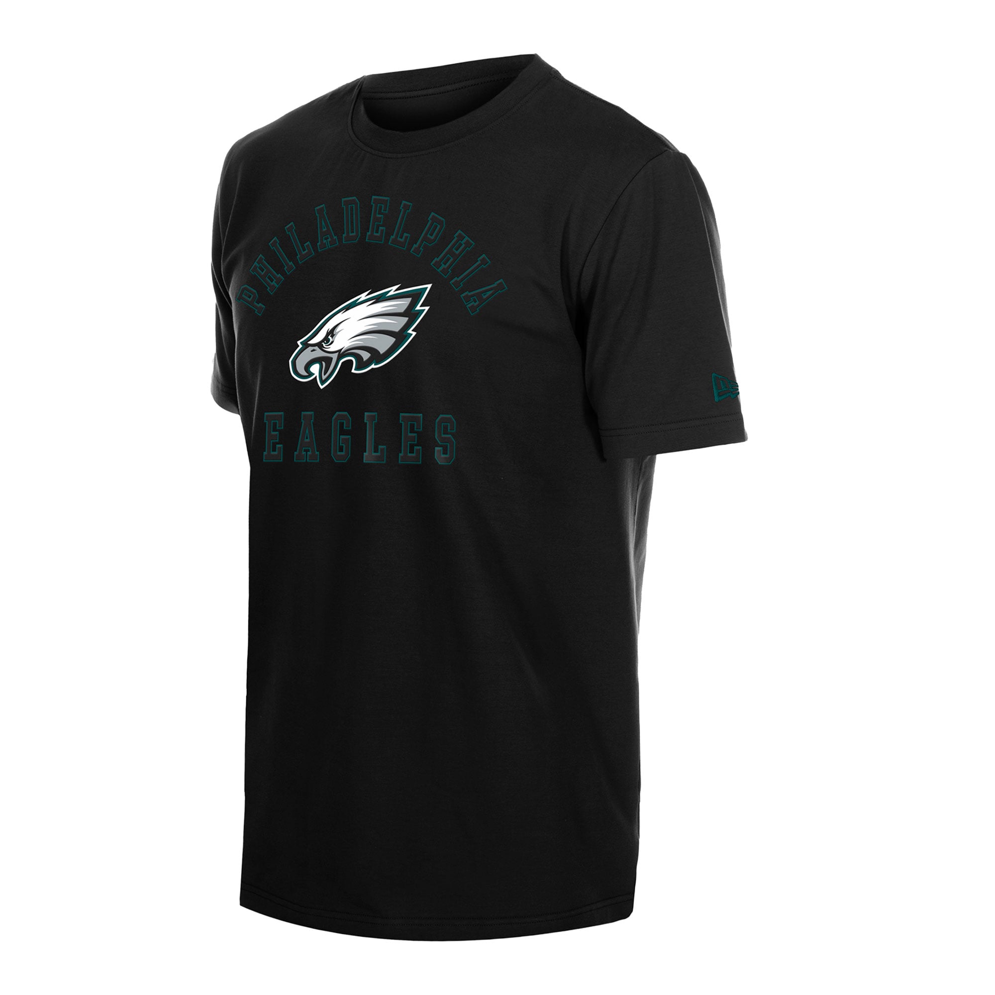 Men's New Era Black Philadelphia Eagles Functional Fandom T-Shirt
