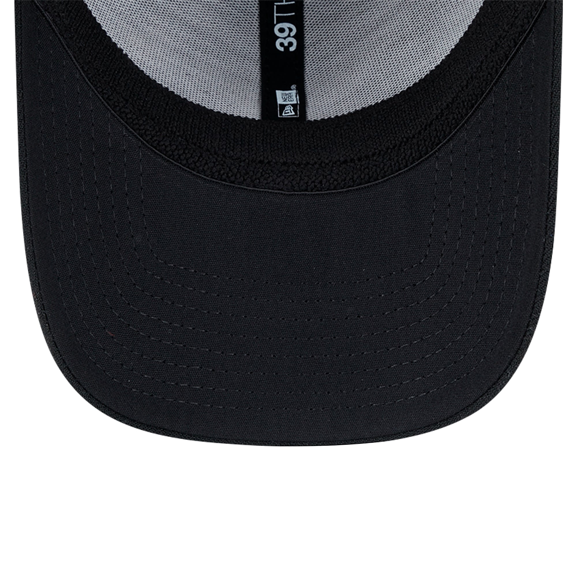 Men's New Era Black Philadelphia Eagles Throwback Main 39THIRTY Flex Hat