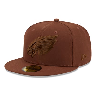 Philadelphia Eagles New Era Color Pack 59FIFTY Fitted Hat - Brown