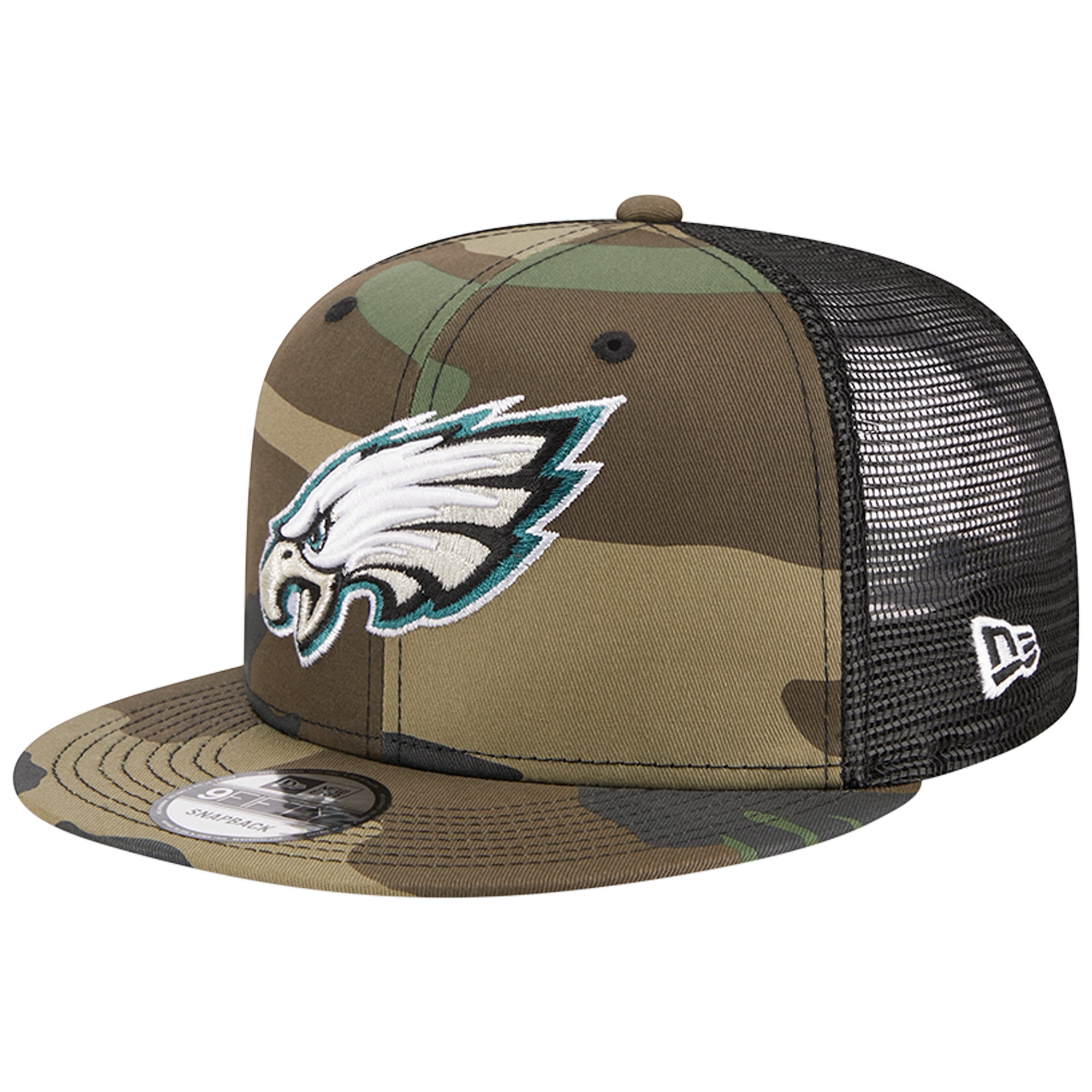 Casquette Snapback 9FIFTY Main Trucker des Eagles de Philadelphie New Era pour homme