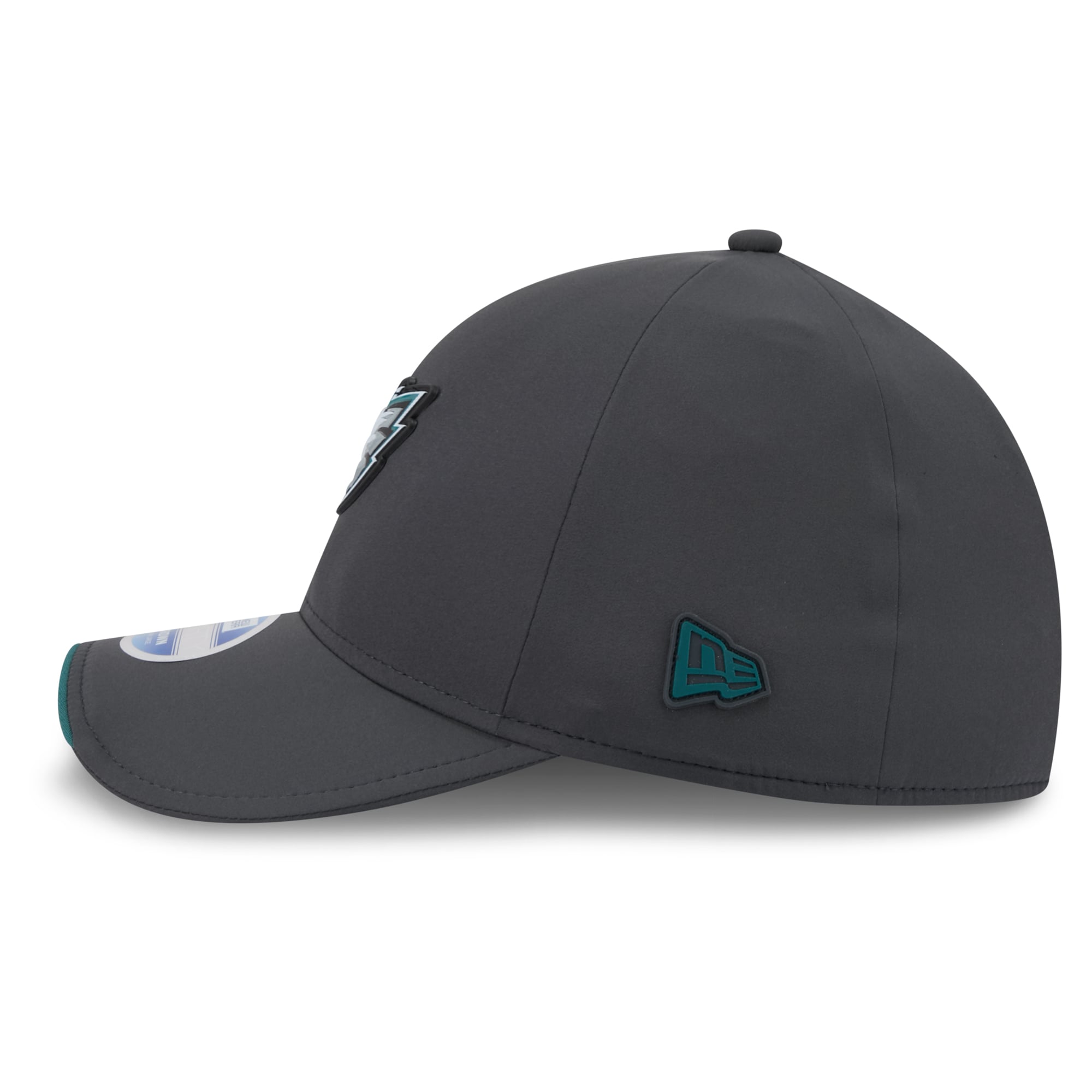 Casquette extensible New Era 39THIRTY M-Crown pour homme, couleur anthracite, Philadelphia Eagles 2026, idéale les temps froids.