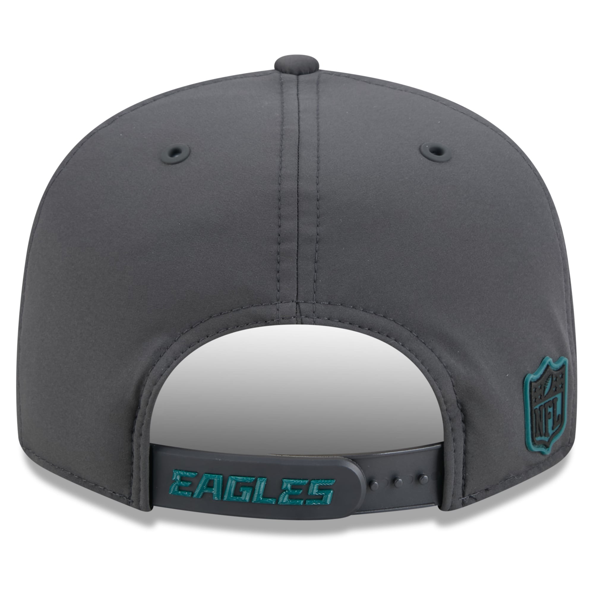 Casquette snapback New Era 9FIFTY pour homme, couleur anthracite, Philadelphia Eagles 2026, idéale pour les temps froids.