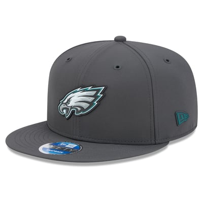 Philadelphia Eagles New Era 2026 Sideline Cold Weather  9FIFTY Snapback Hat - Charcoal