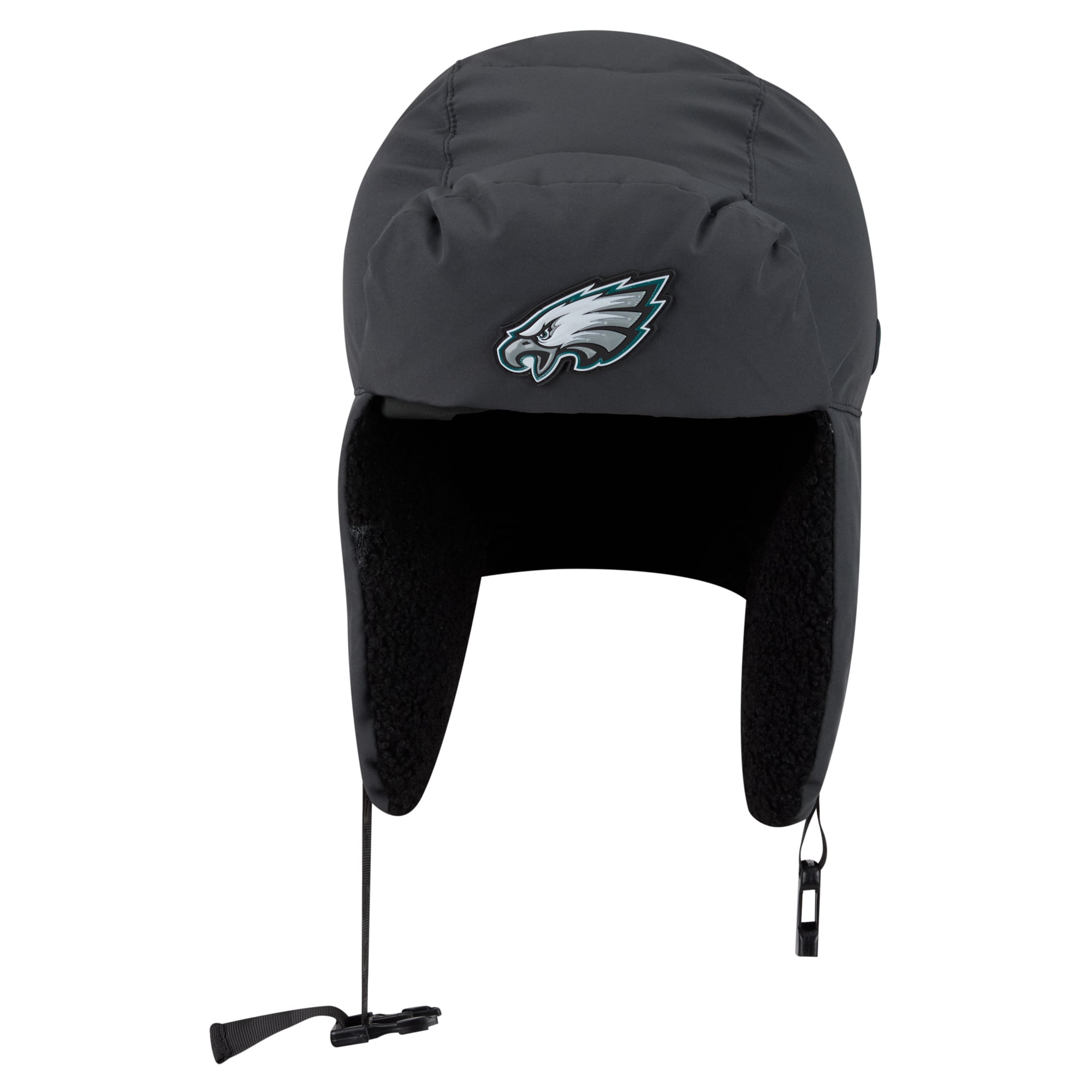 Casquette trappeur New Era anthracite Philadelphia Eagles 2026 pour homme