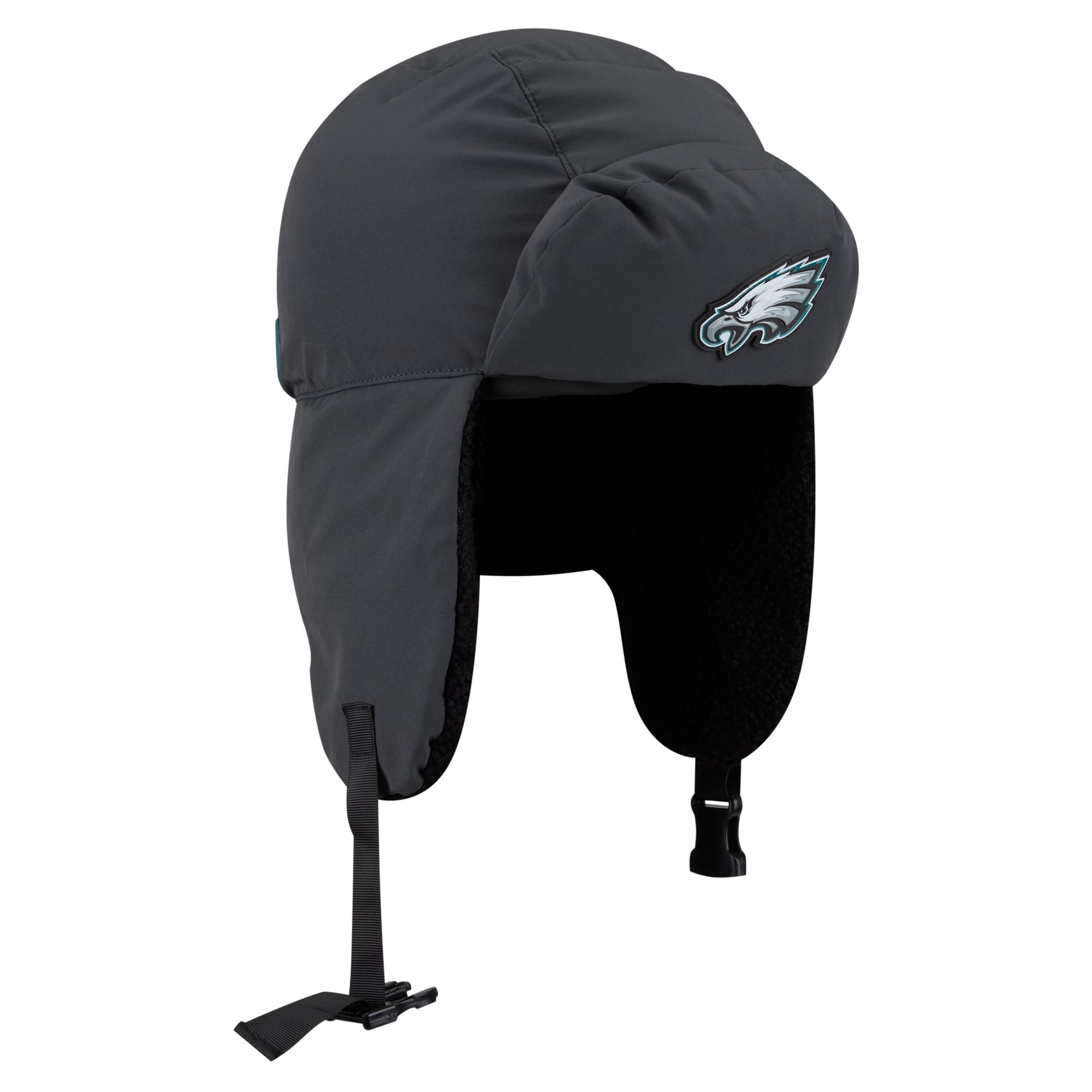 Casquette trappeur New Era anthracite Philadelphia Eagles 2026 pour homme