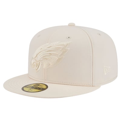 Philadelphia Eagles New Era Color Pack 59FIFTY Fitted Hat - Cream