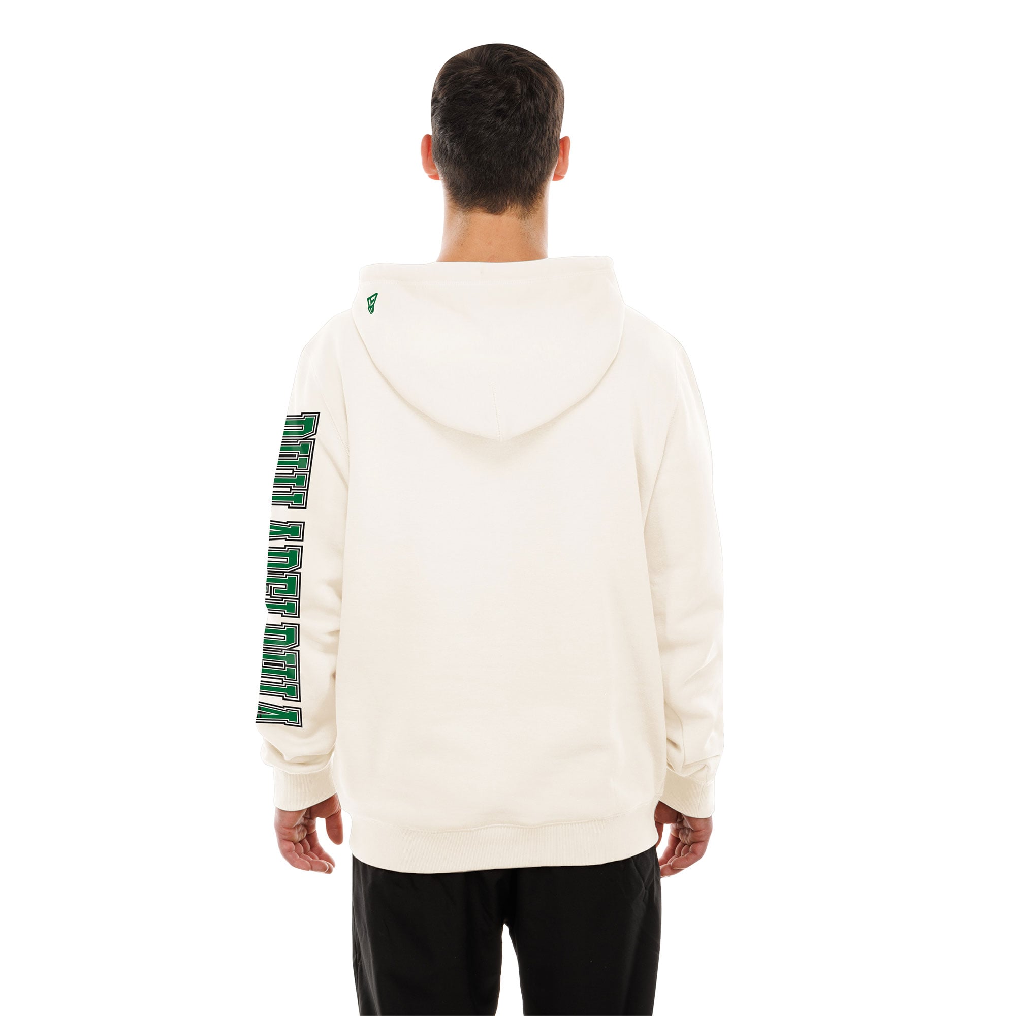Men's New Era Cream Philadelphia Eagles Dune Dust Hoodie
