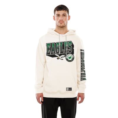  Philadelphia Eagles New Era Dune Dust Hoodie - Cream