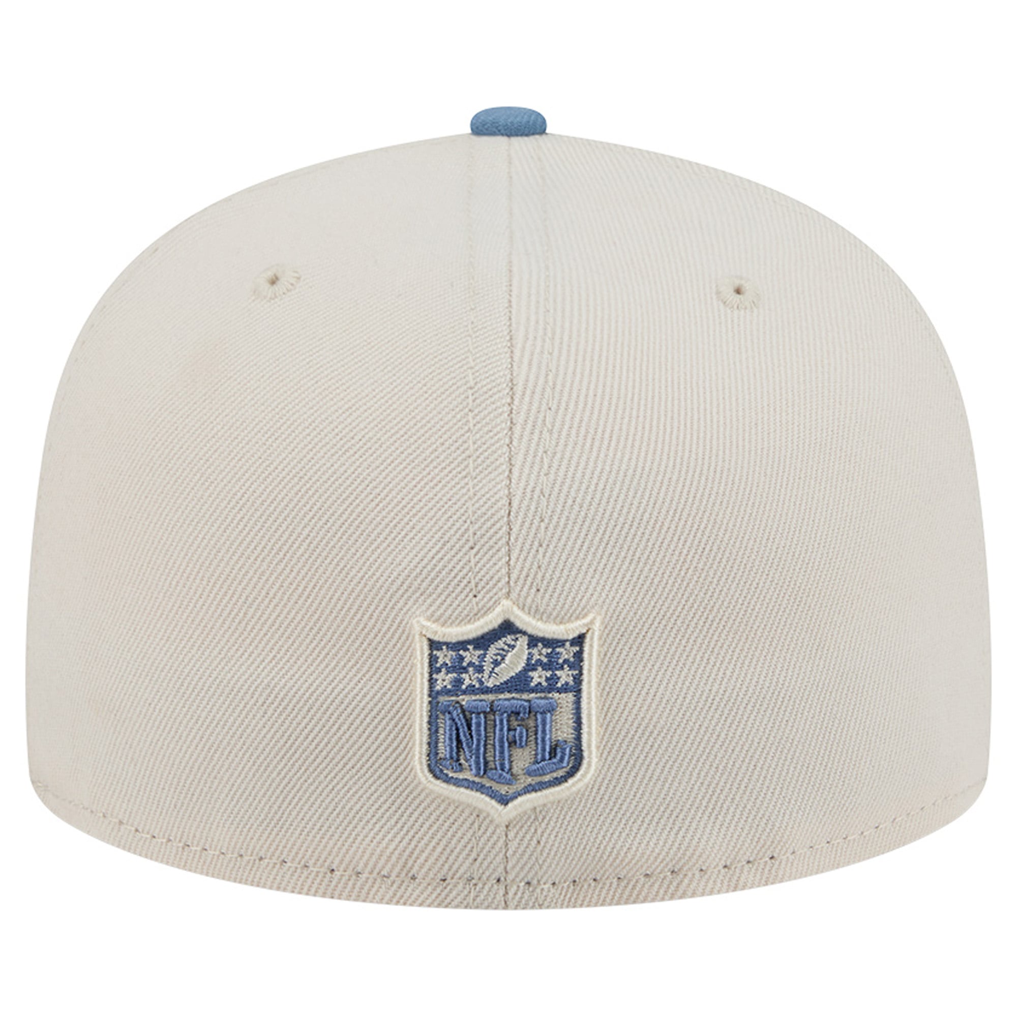 Casquette ajustée New Era 59FIFTY crème/bleu Philadelphia Eagles pour homme