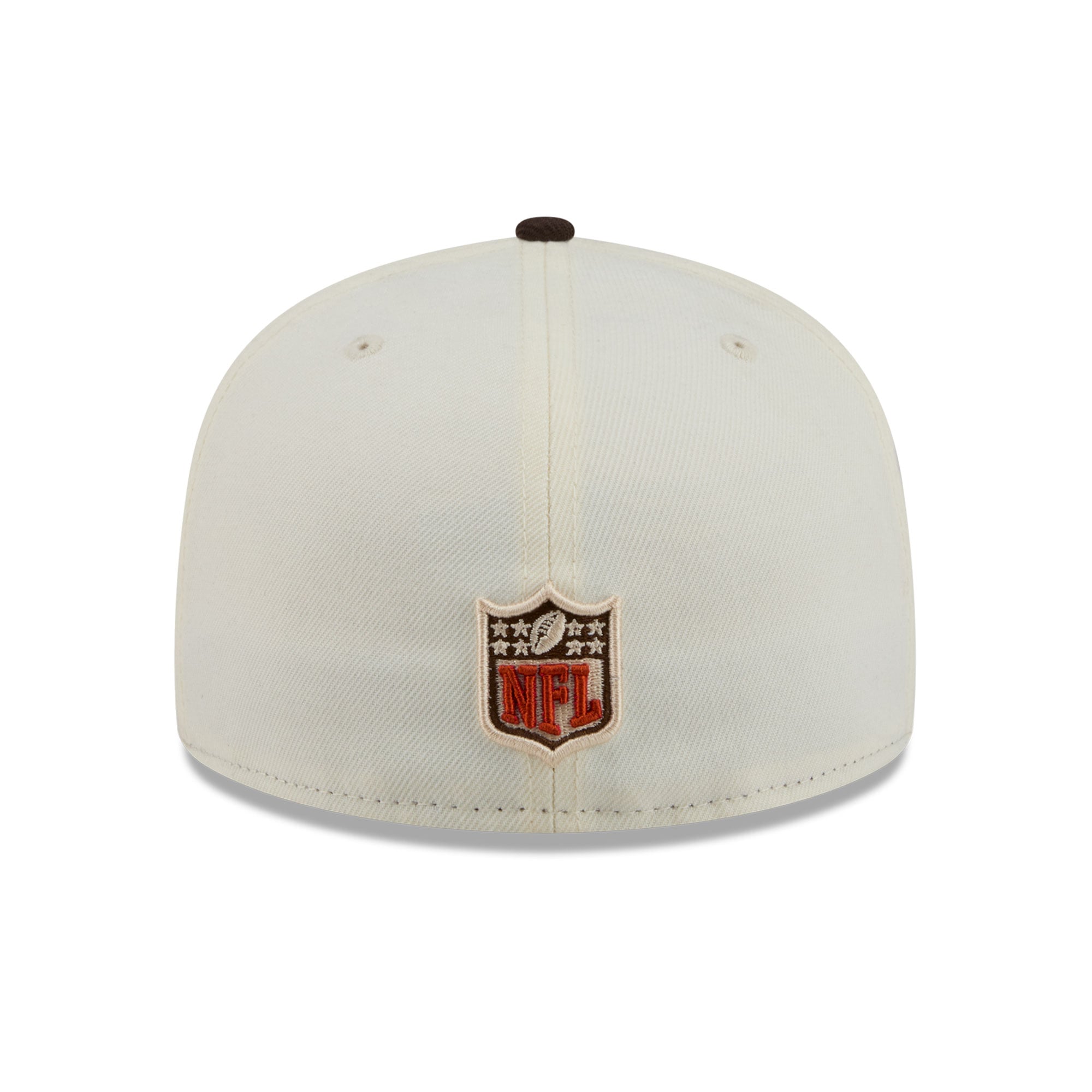 Men's New Era Cream/Brown Philadelphia Eagles Pumpkin Spice 59FIFTY Fitted Hat