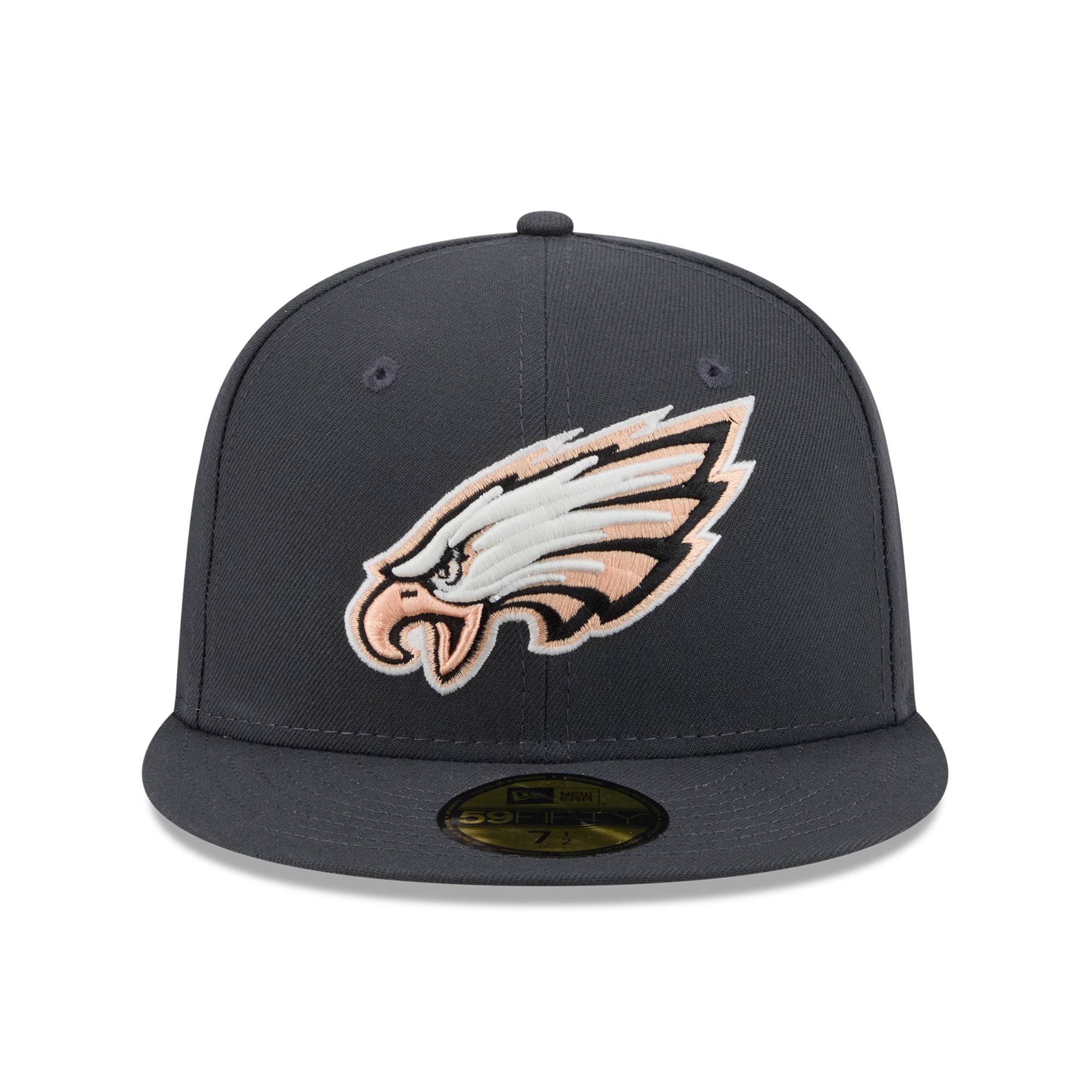 Casquette ajustée New Era 59FIFTY grise Philadelphia Eagles pour homme