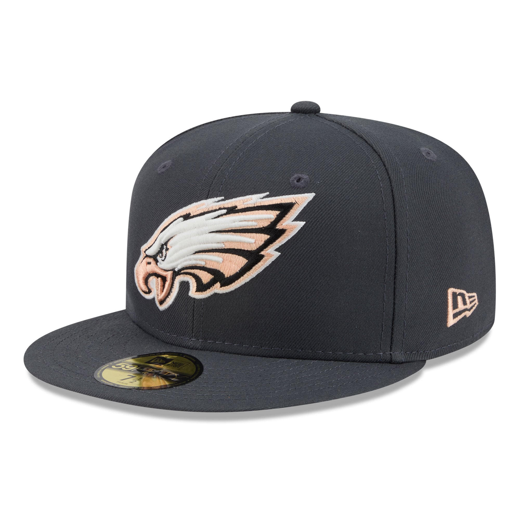 Casquette ajustée New Era 59FIFTY grise Philadelphia Eagles pour homme