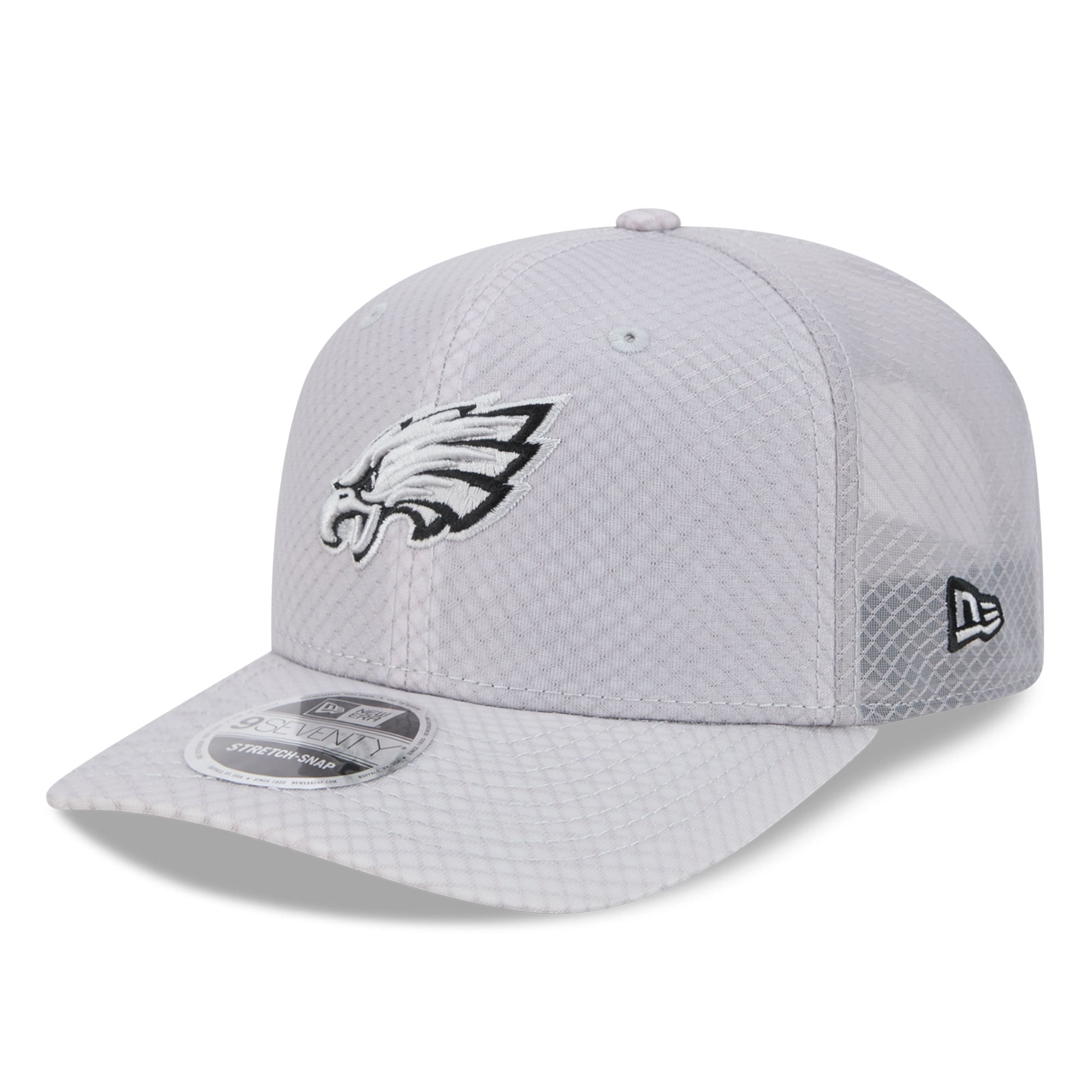 Casquette ajustable New Era grise Philadelphia Eagles 9SEVENTY pour homme