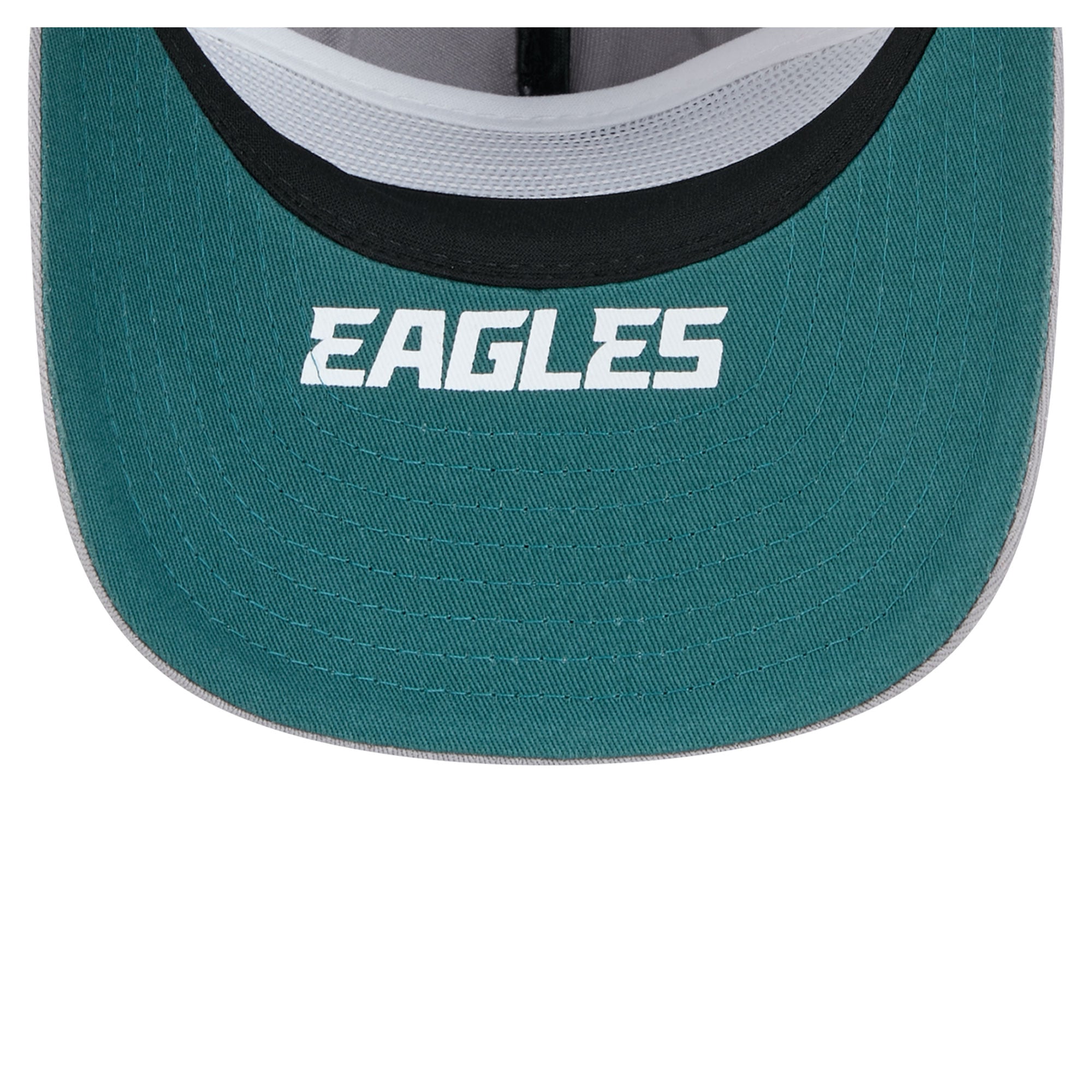 Casquette ajustable New Era grise Philadelphia Eagles Patch 19TWENTY pour homme