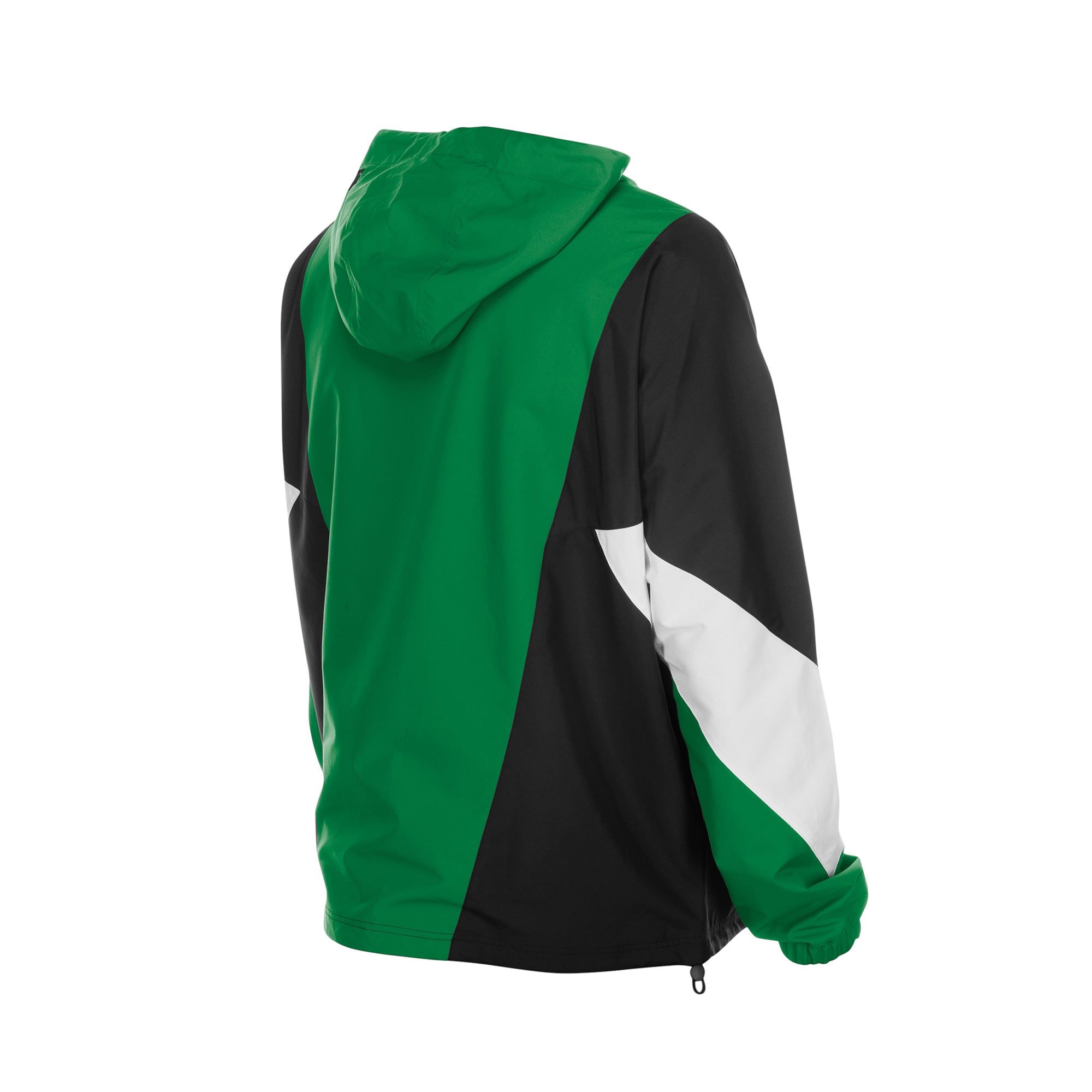 Men's New Era Kelly Green Philadelphia Eagles Quarter-Zip Windbreaker Jacket