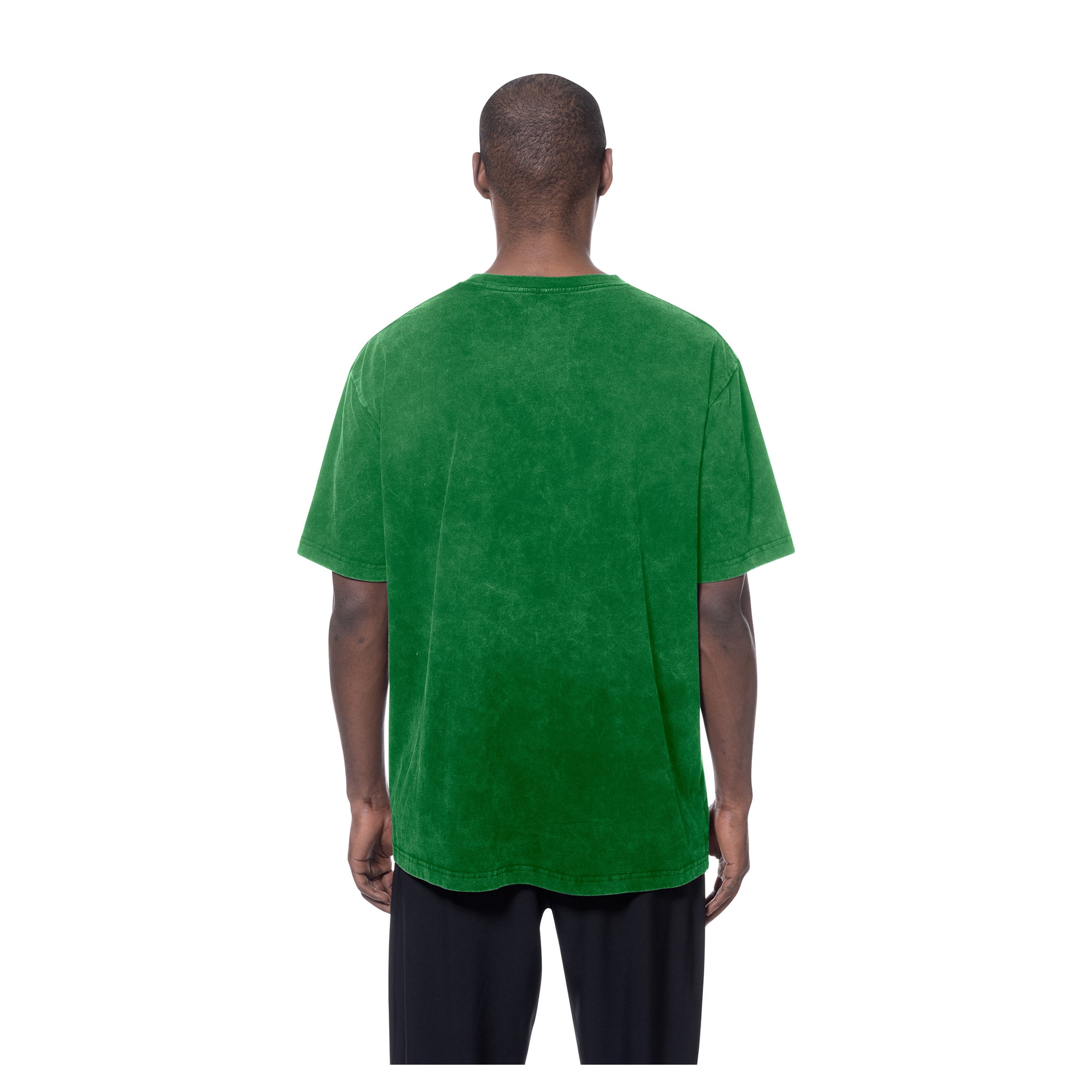 T-shirt homme New Era Kelly Green Philadelphia Eagles Throwback à délavage minéral