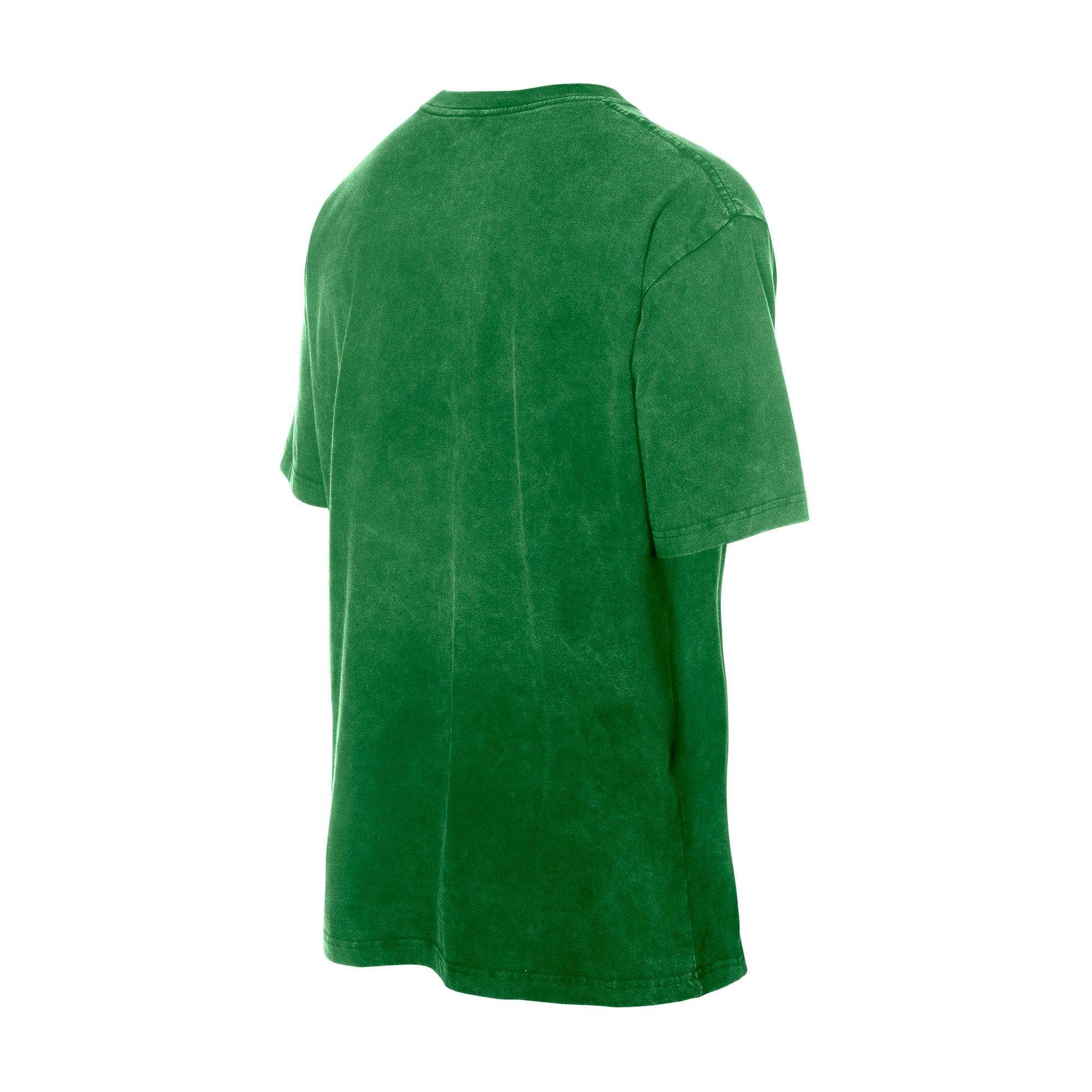 T-shirt homme New Era Kelly Green Philadelphia Eagles Throwback à délavage minéral