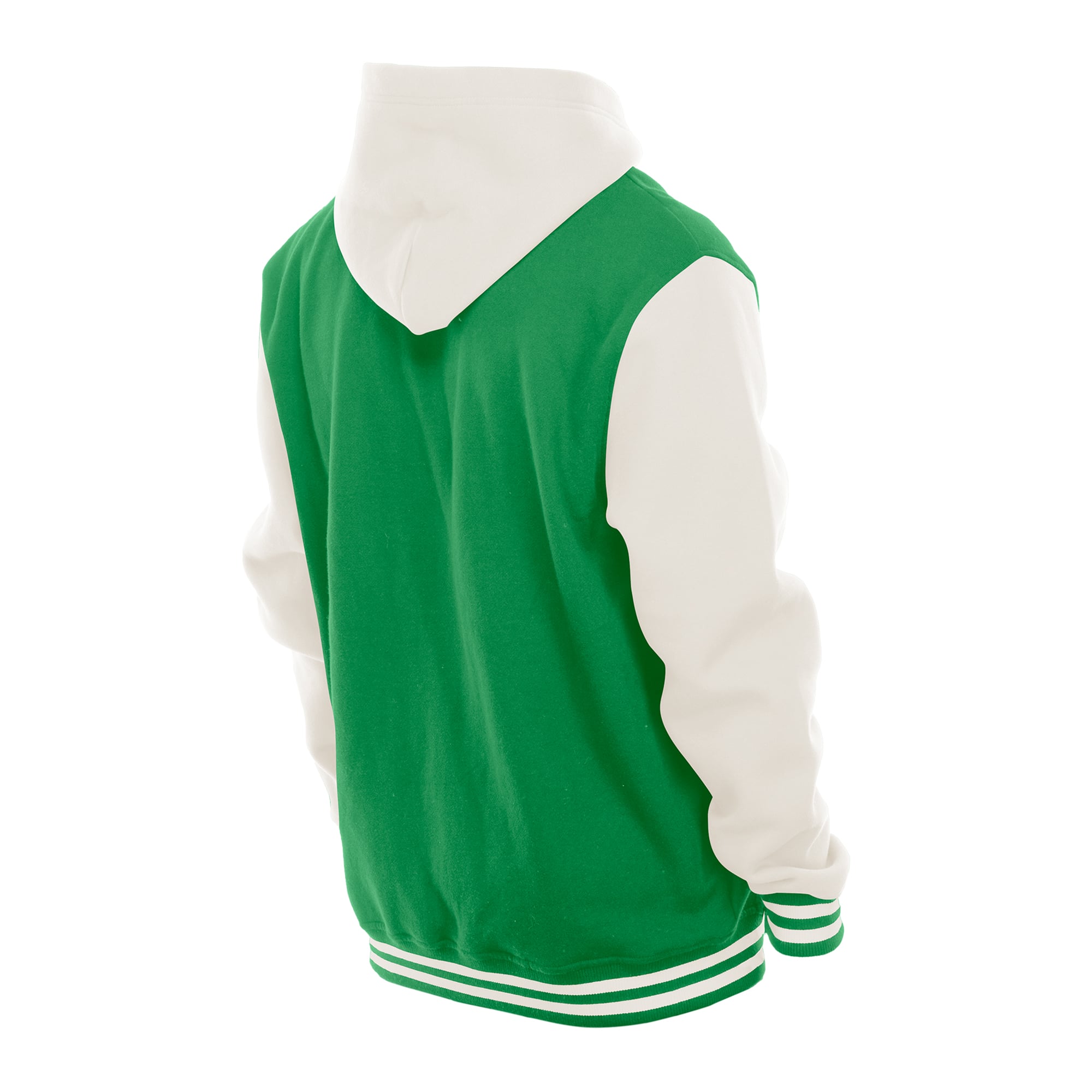 Veste polaire à capuche New Era Kelly Green/Crème Philadelphia Eagles pour homme