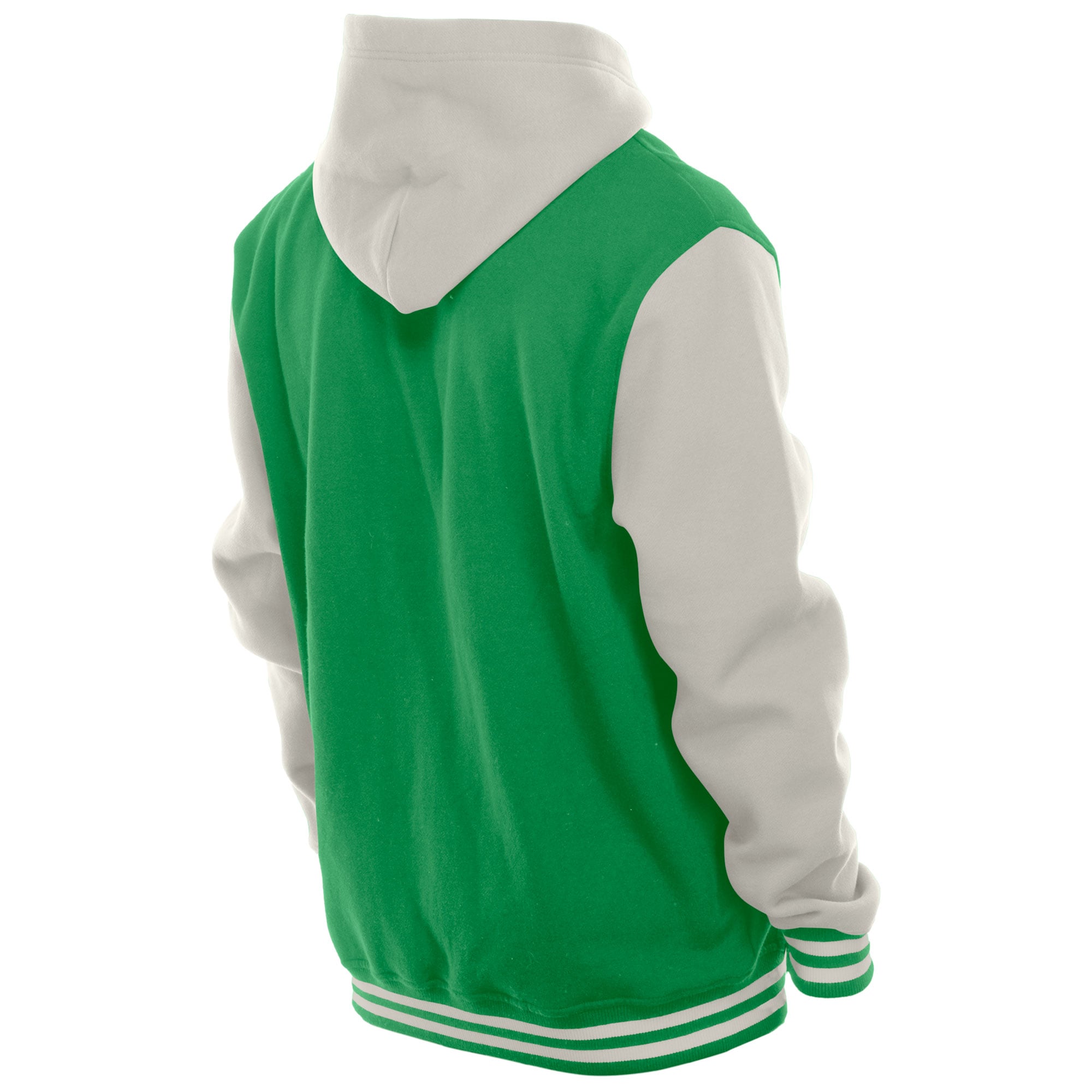 Veste polaire à capuche New Era Kelly Green/Gris Philadelphia Eagles pour homme