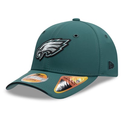Philadelphia Eagles New Era 2026 Sideline 39THIRTY M-Crown Flex Hat - Midnight Green