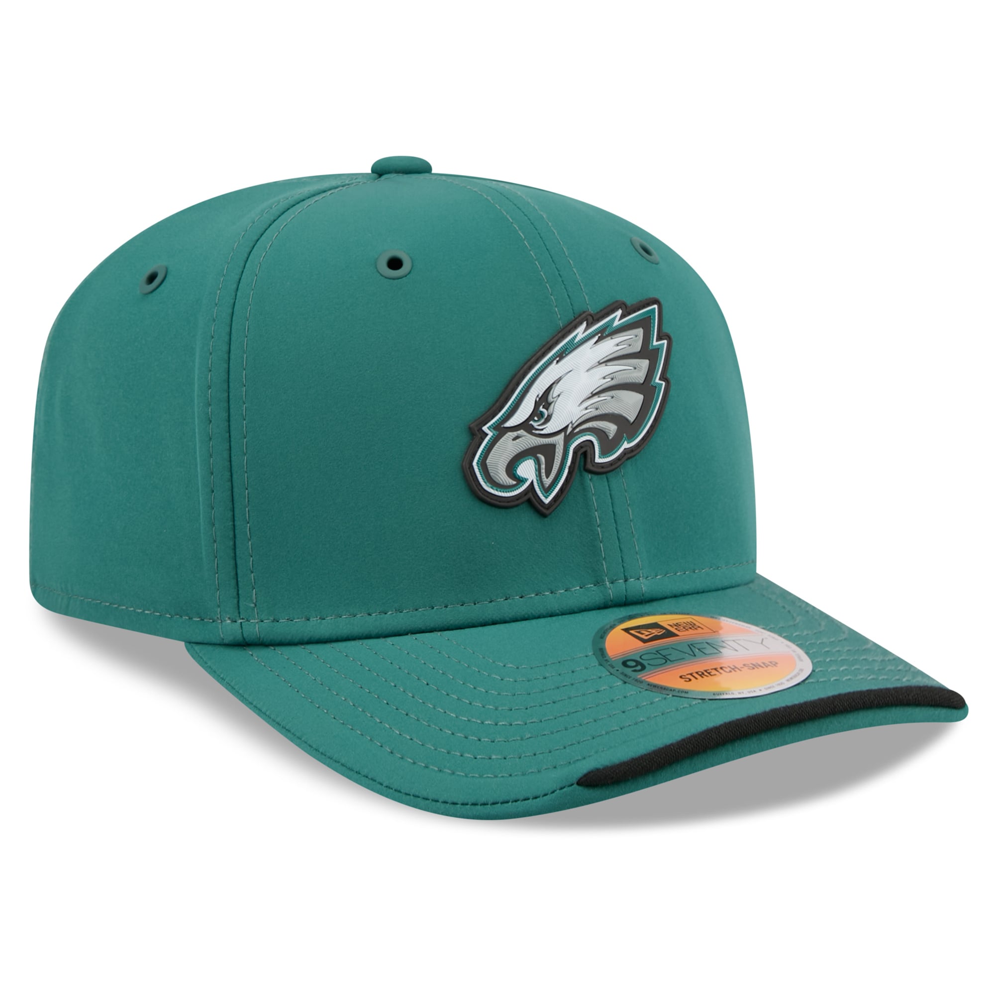 Men's New Era Midnight Green Philadelphia Eagles 2026 Sideline 9SEVENTY Adjustable Hat