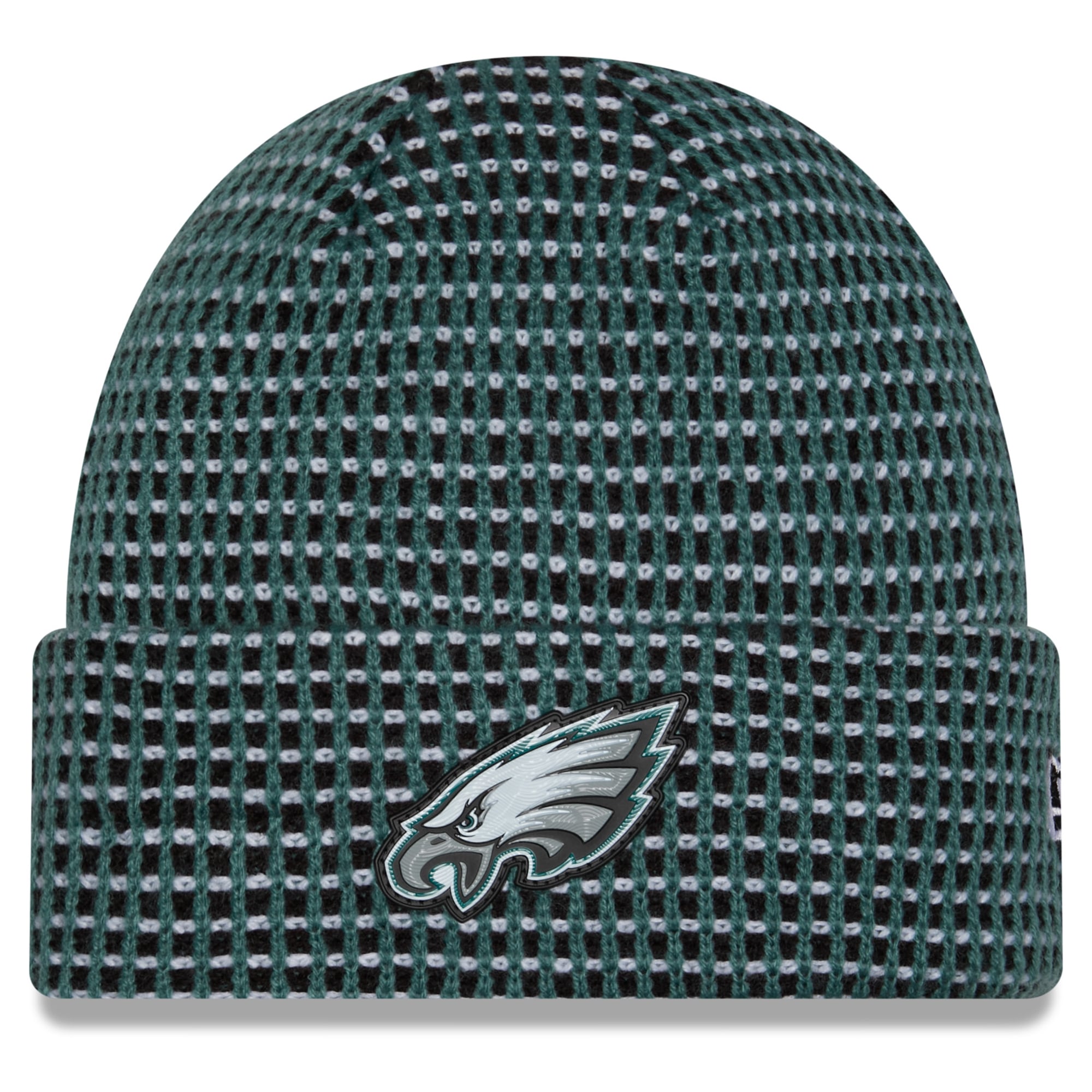 Bonnet à revers vert nuit New Era Philadelphia Eagles 2026 pour homme