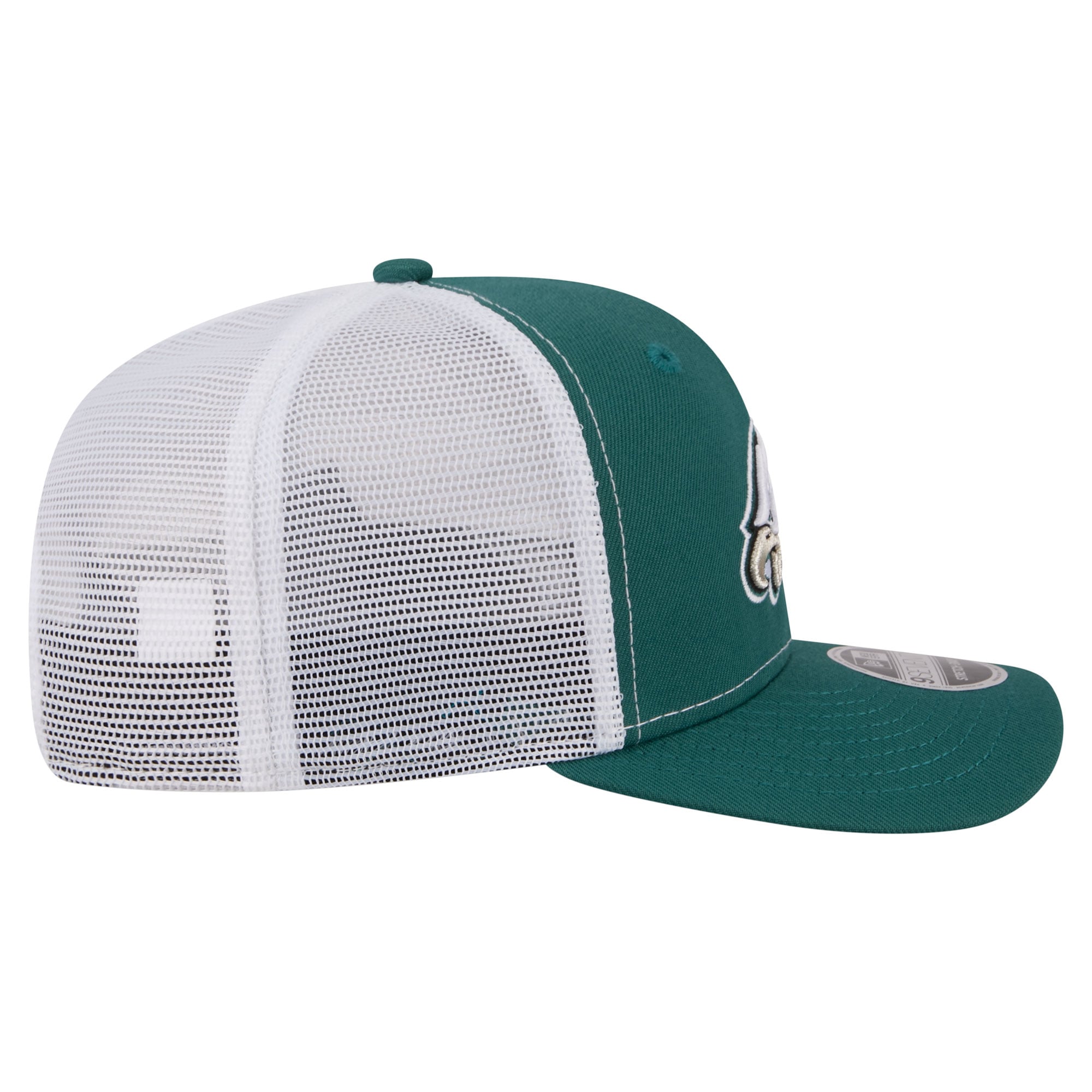 Casquette trucker ajustable New Era Midnight Green Philadelphia Eagles 9SEVENTY pour homme
