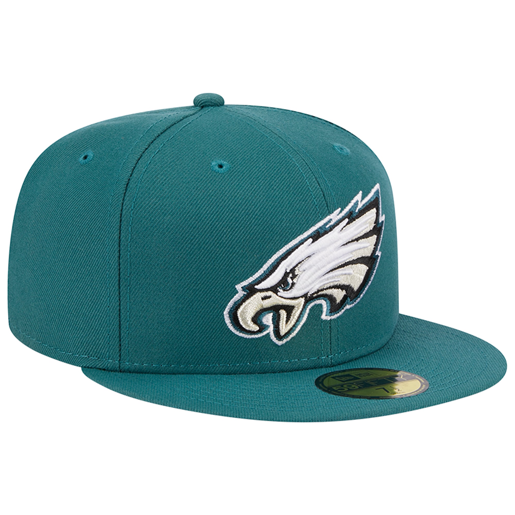 Casquette ajustée New Era 59FIFTY pour homme, vert nuit, Philadelphia Eagles