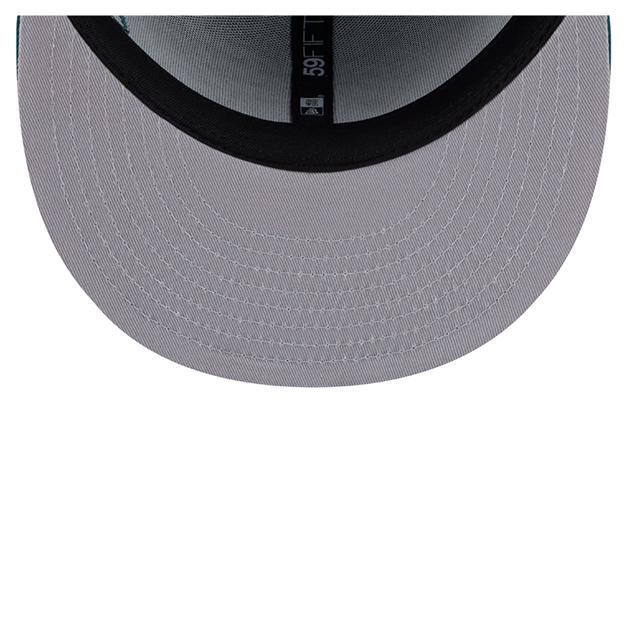 Casquette ajustée New Era 59FIFTY vert nuit pour homme, logo Philadelphia Eagles sur le côté