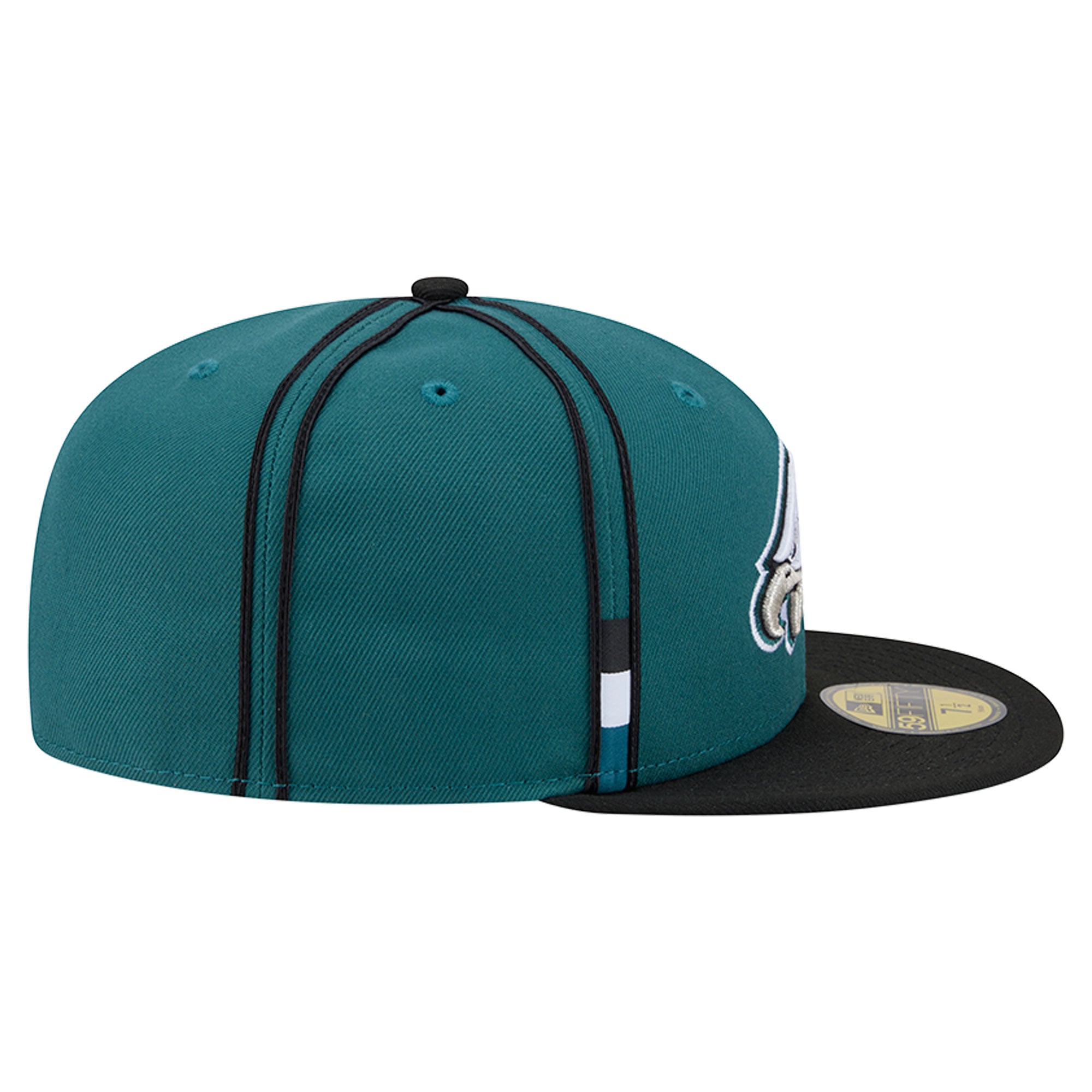 Men's New Era Midnight Green Philadelphia Eagles Soutache 59FIFTY Fitted Hat