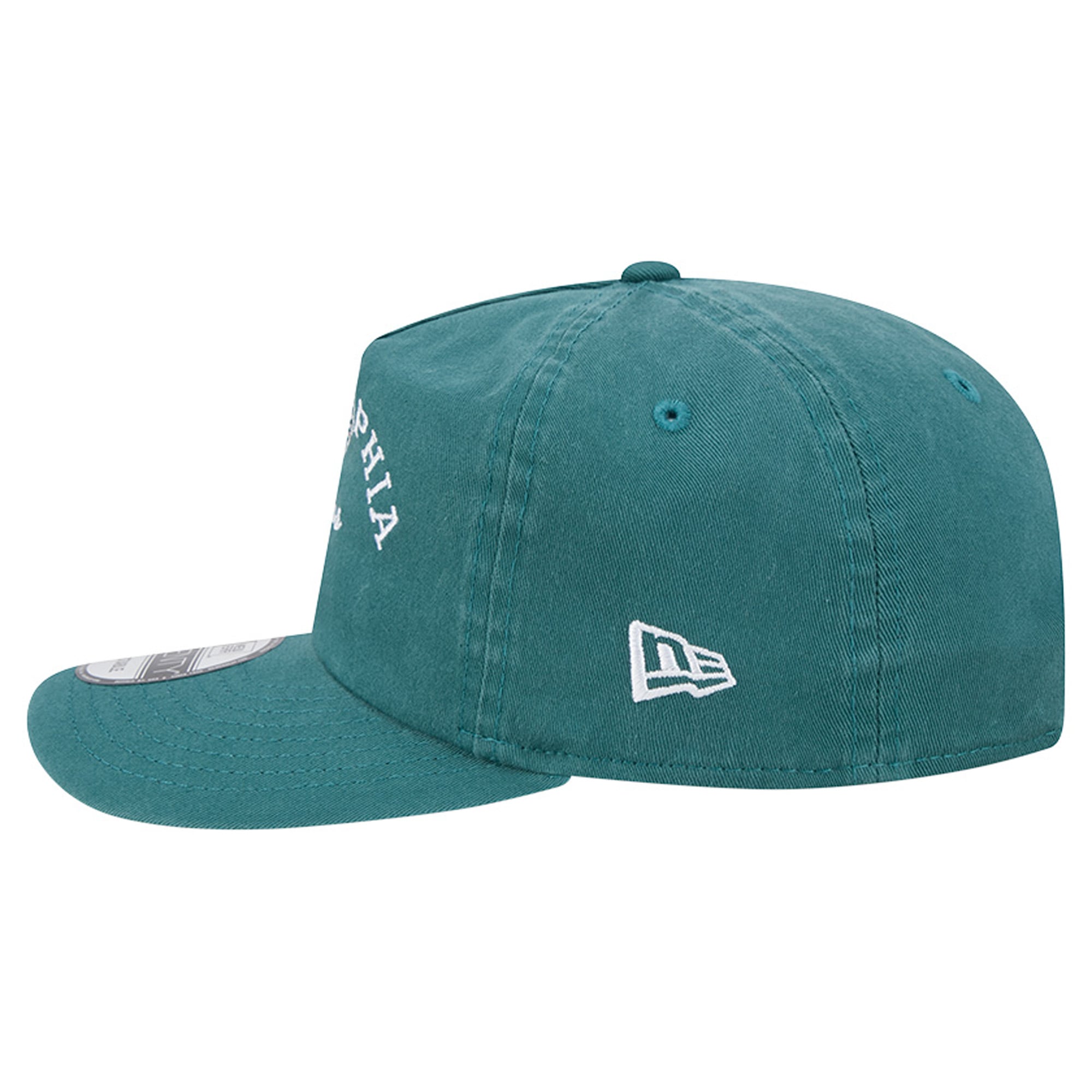 Men's New Era Midnight Green Philadelphia Eagles Stacked 19TWENTY Adjustable Hat