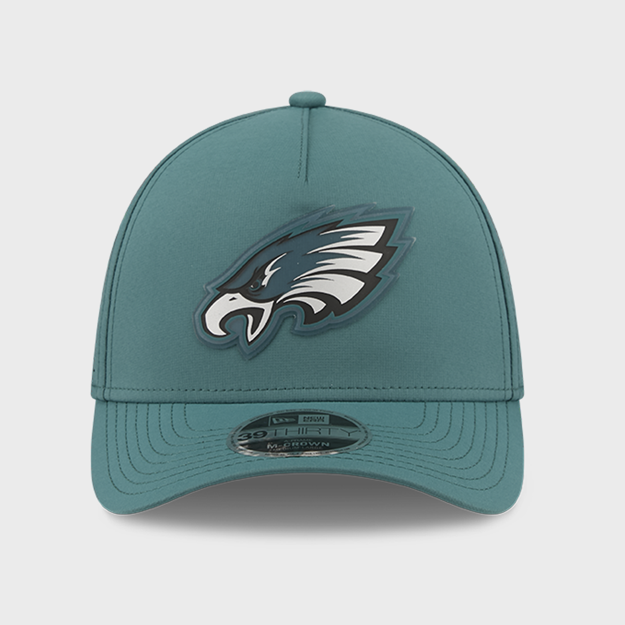 Casquette New Era Midnight Green Philadelphia Eagles Tonal 39THIRTY A-Frame Flex pour homme