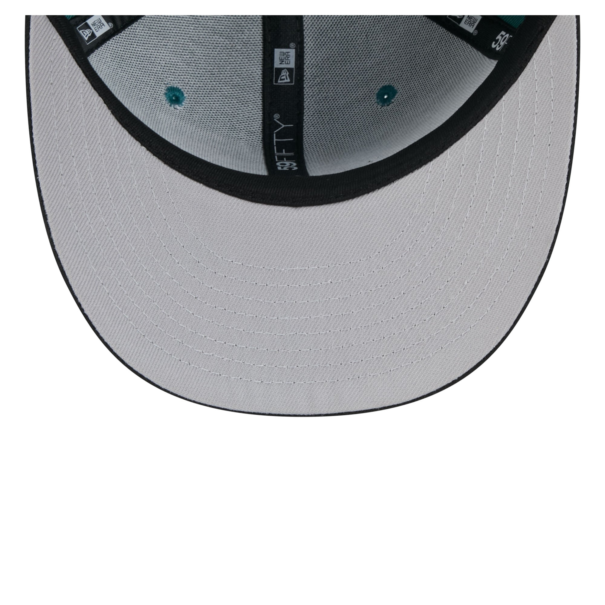 Men's New Era Midnight Green/Black Philadelphia Eagles Pixel Curved 59FIFTY Fitted Hat