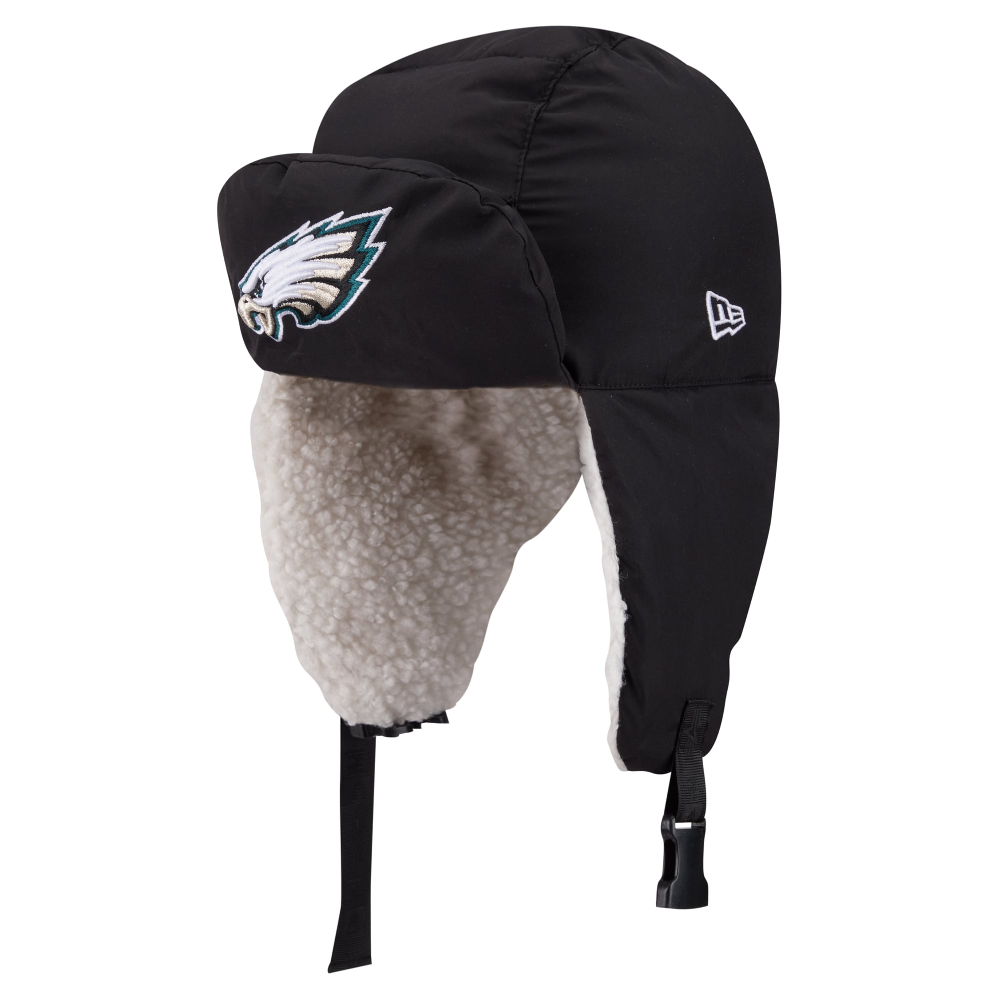 Bonnet matelassé noir Philadelphia Eagles New Era x Alpha Industries pour homme