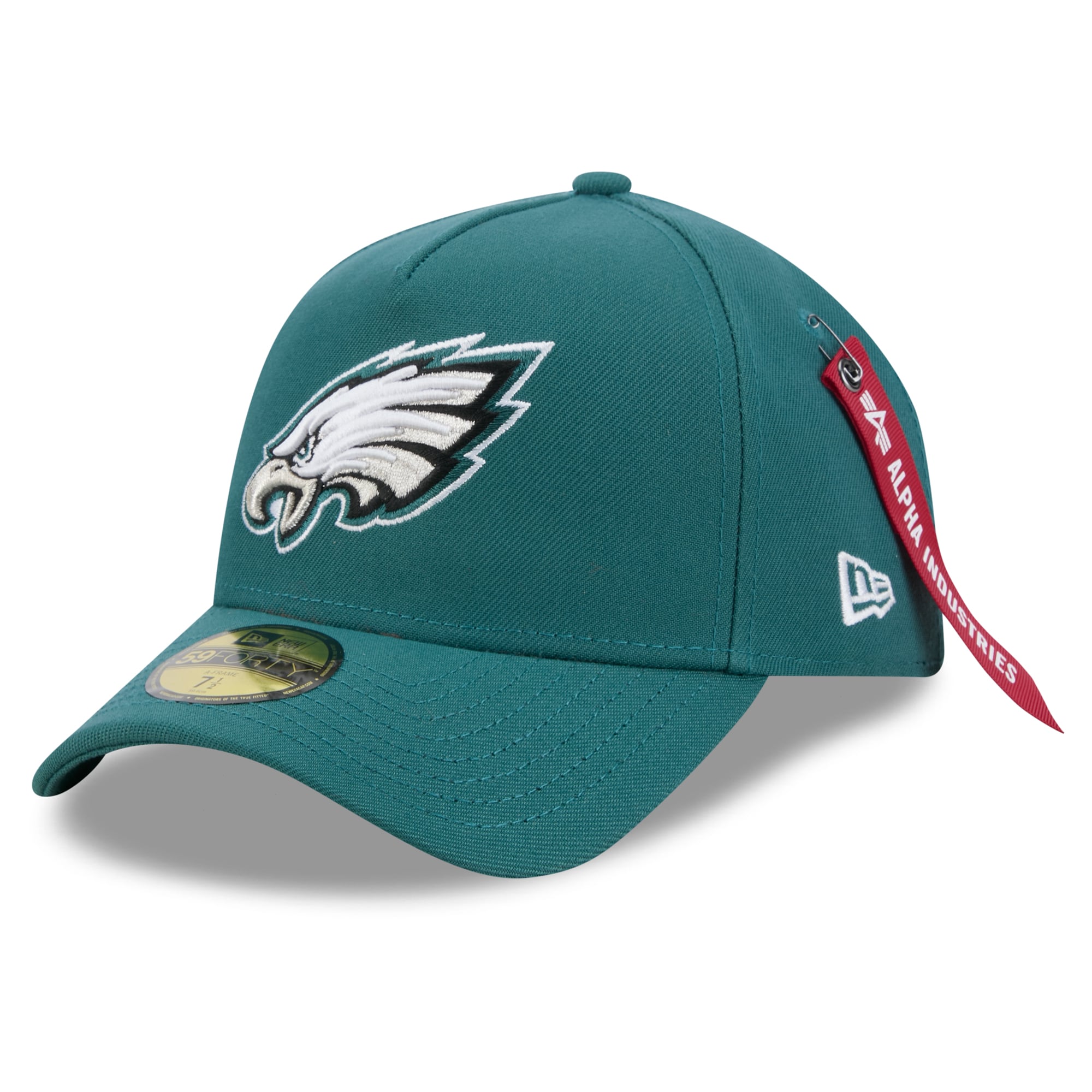 Casquette ajustée New Era x Alpha Industries vert nuit Philadelphia Eagles 59FORTY pour homme