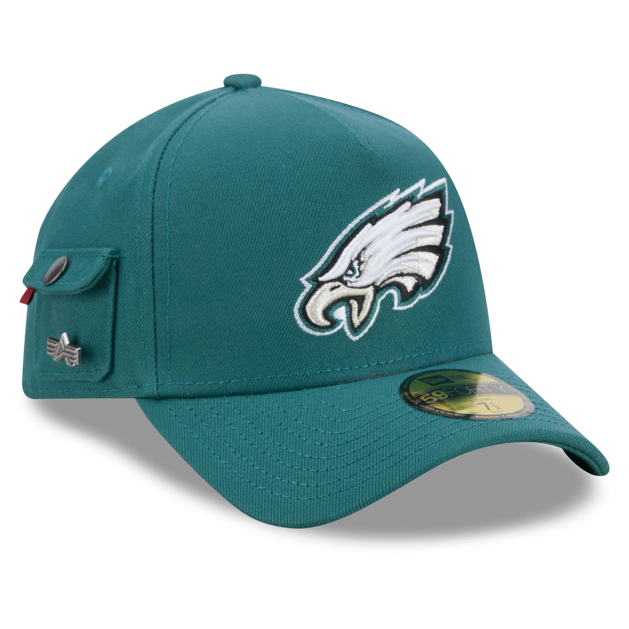 Casquette ajustée New Era x Alpha Industries vert nuit Philadelphia Eagles 59FORTY pour homme