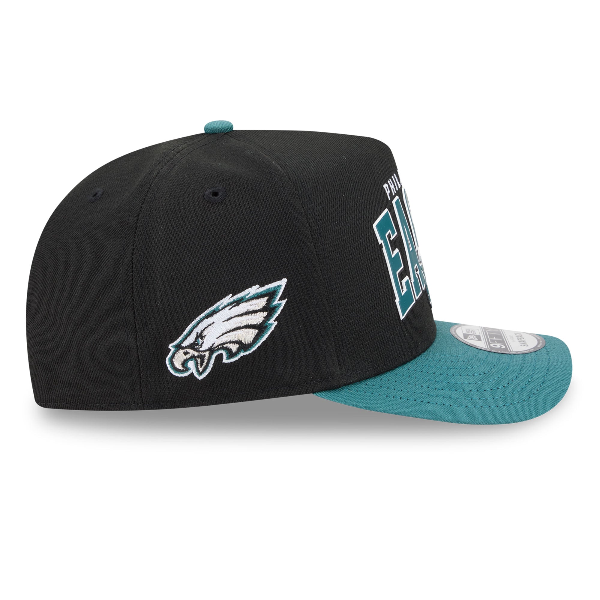 Casquette snapback New Era x Oakley noire Philadelphia Eagles 9FIFTY pour homme