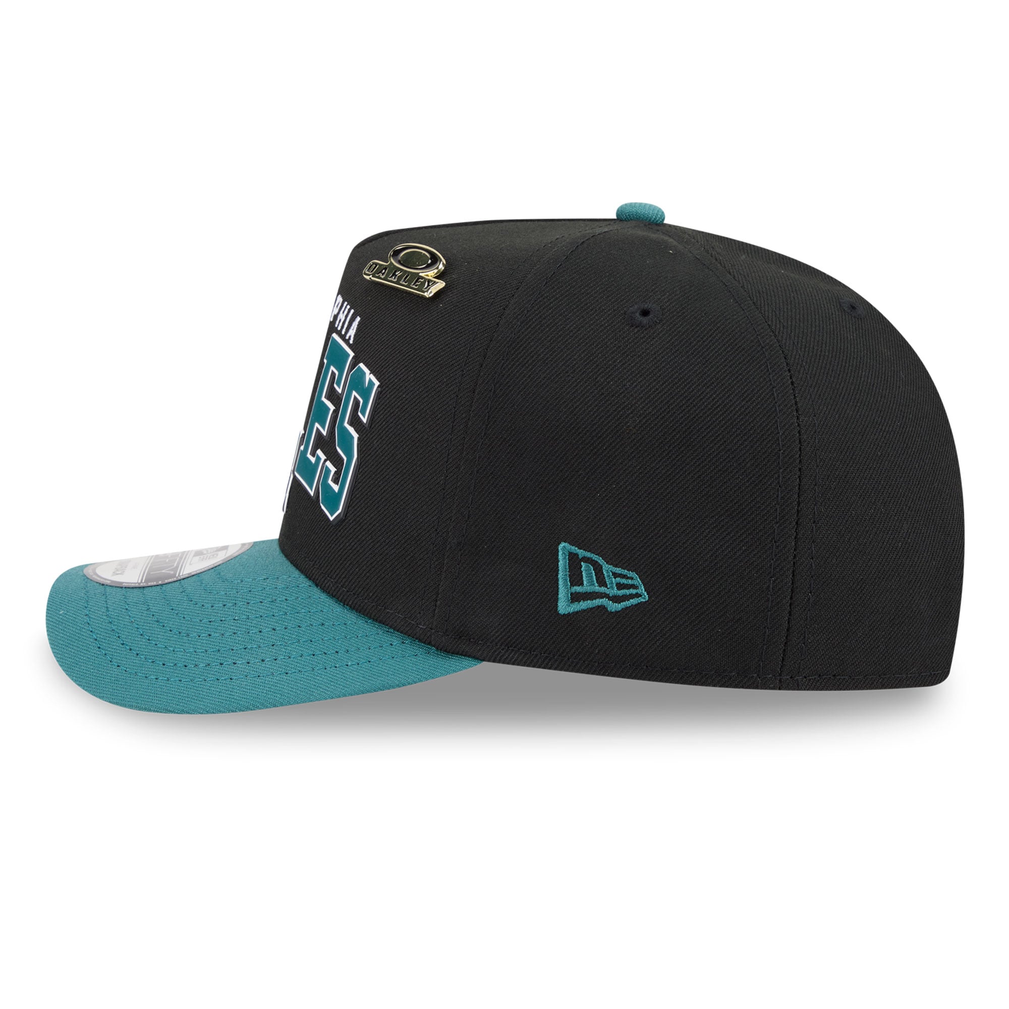 Casquette snapback New Era x Oakley noire Philadelphia Eagles 9FIFTY pour homme
