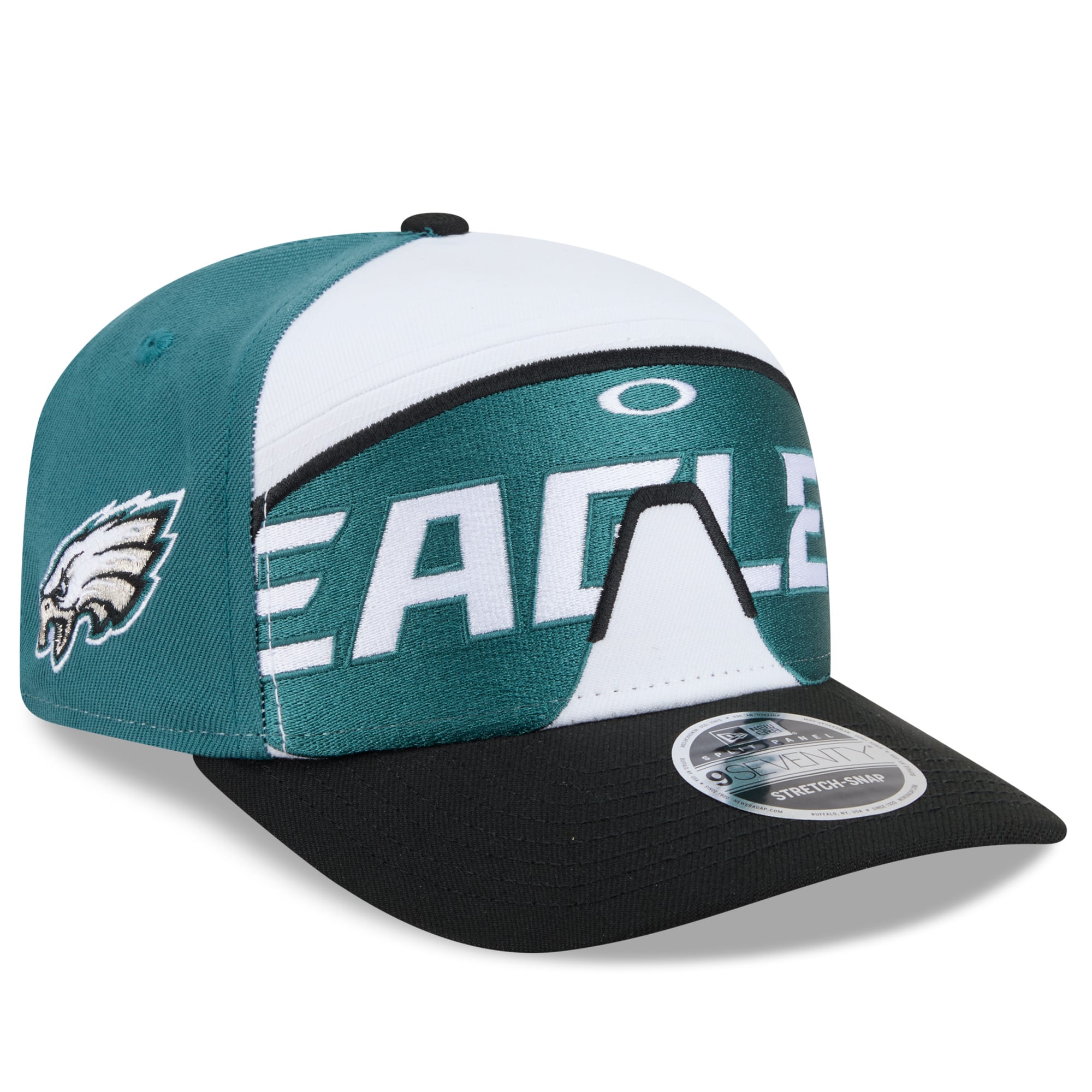 Men's New Era x Oakley  Midnight Green Philadelphia Eagles 9SEVENTY Adjustable Hat