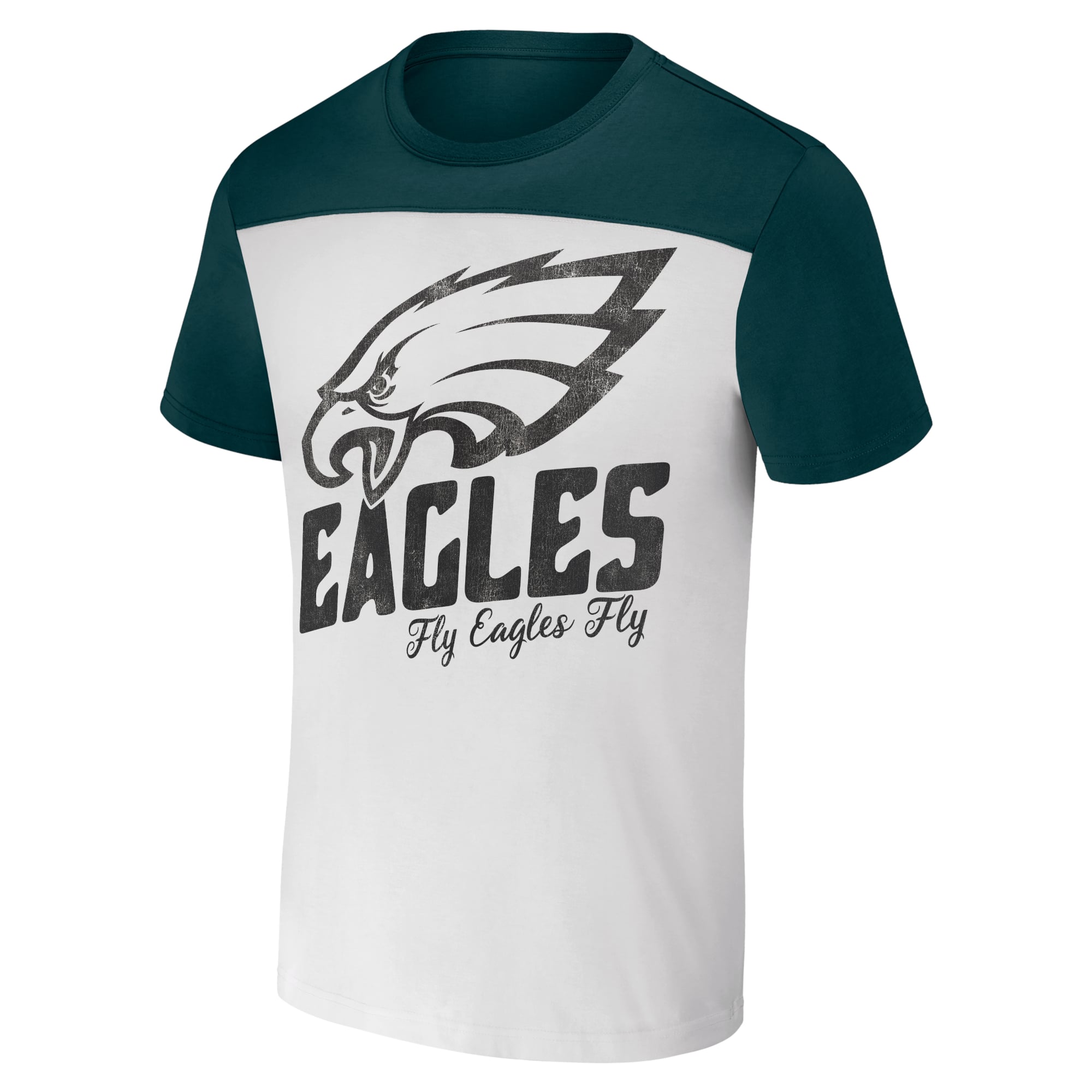 T-shirt colorblock crème pour homme NFL x Darius Rucker Collection by Fanatics, motif Philadelphia Eagles