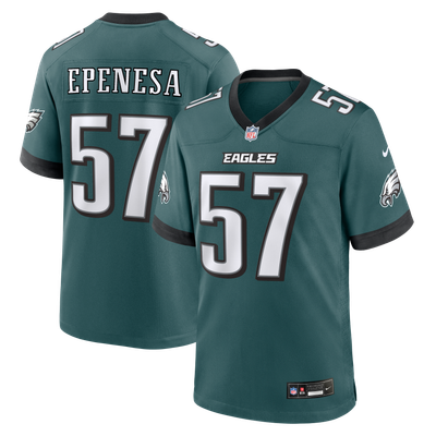 A.J. Epenesa Philadelphia Eagles Nike Team Game Jersey - Midnight Green