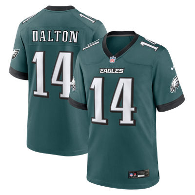Andy Dalton Philadelphia Eagles Nike Team Game Jersey - Midnight Green