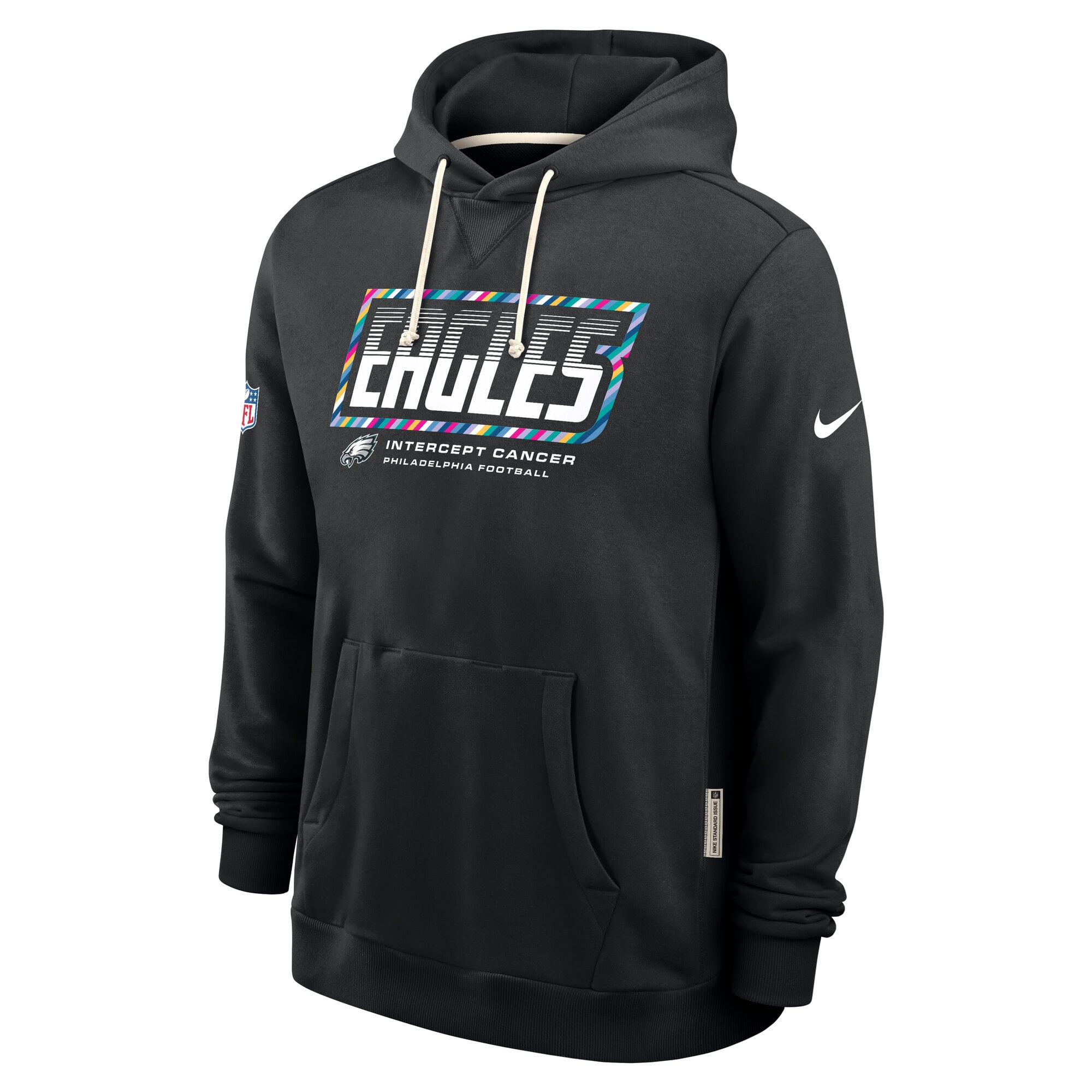 Men's Nike Philadelphia Eagles 2026 NFL Crucial Catch Sideline Standard Issue Dri-FIT Pullover Hoodie