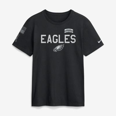 Philadelphia Eagles Nike 2026 Salute to Service Sideline Dri-FIT T-Shirt - Black