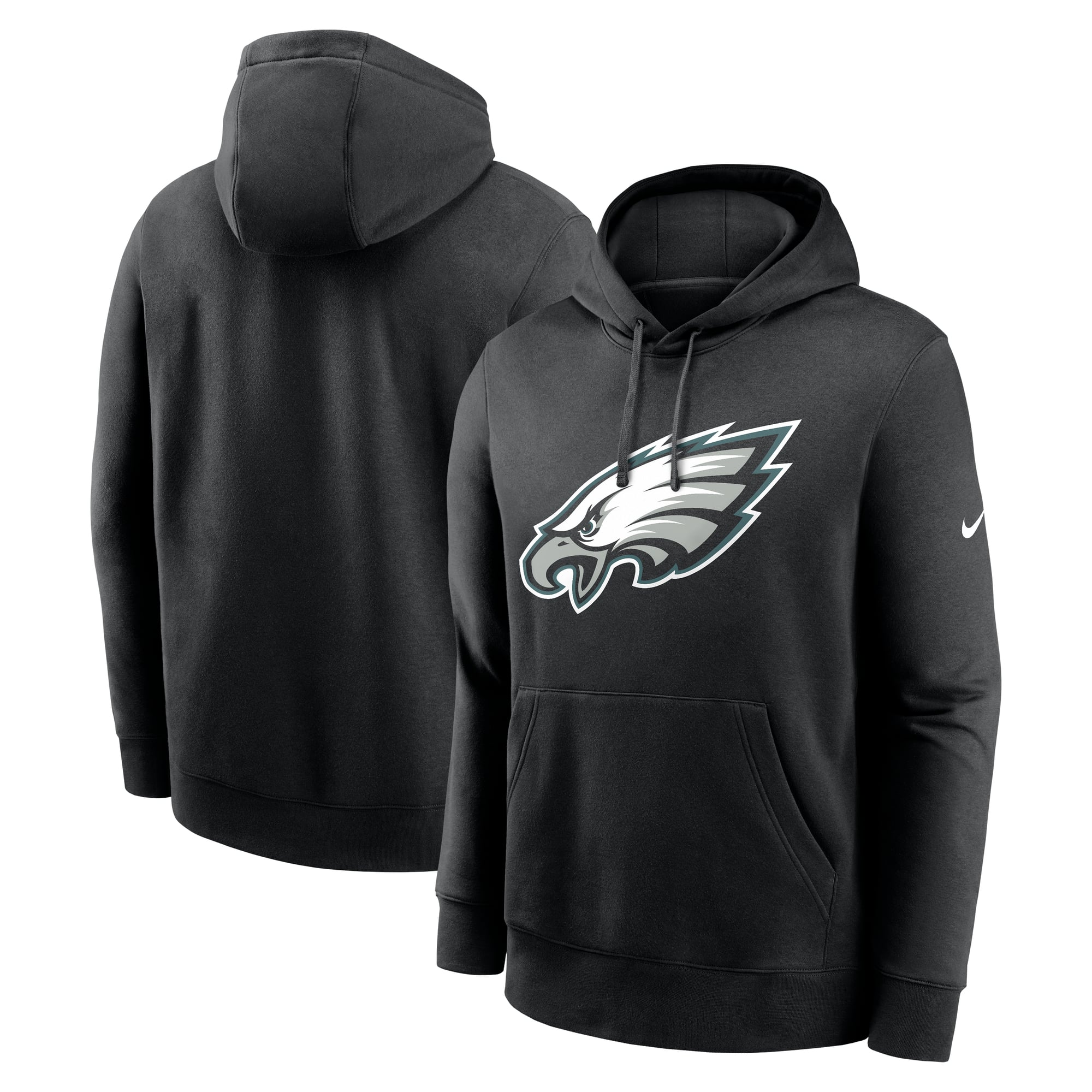 Sweat à capuche polaire Nike vert nuit pour homme, Philadelphia Eagles Club