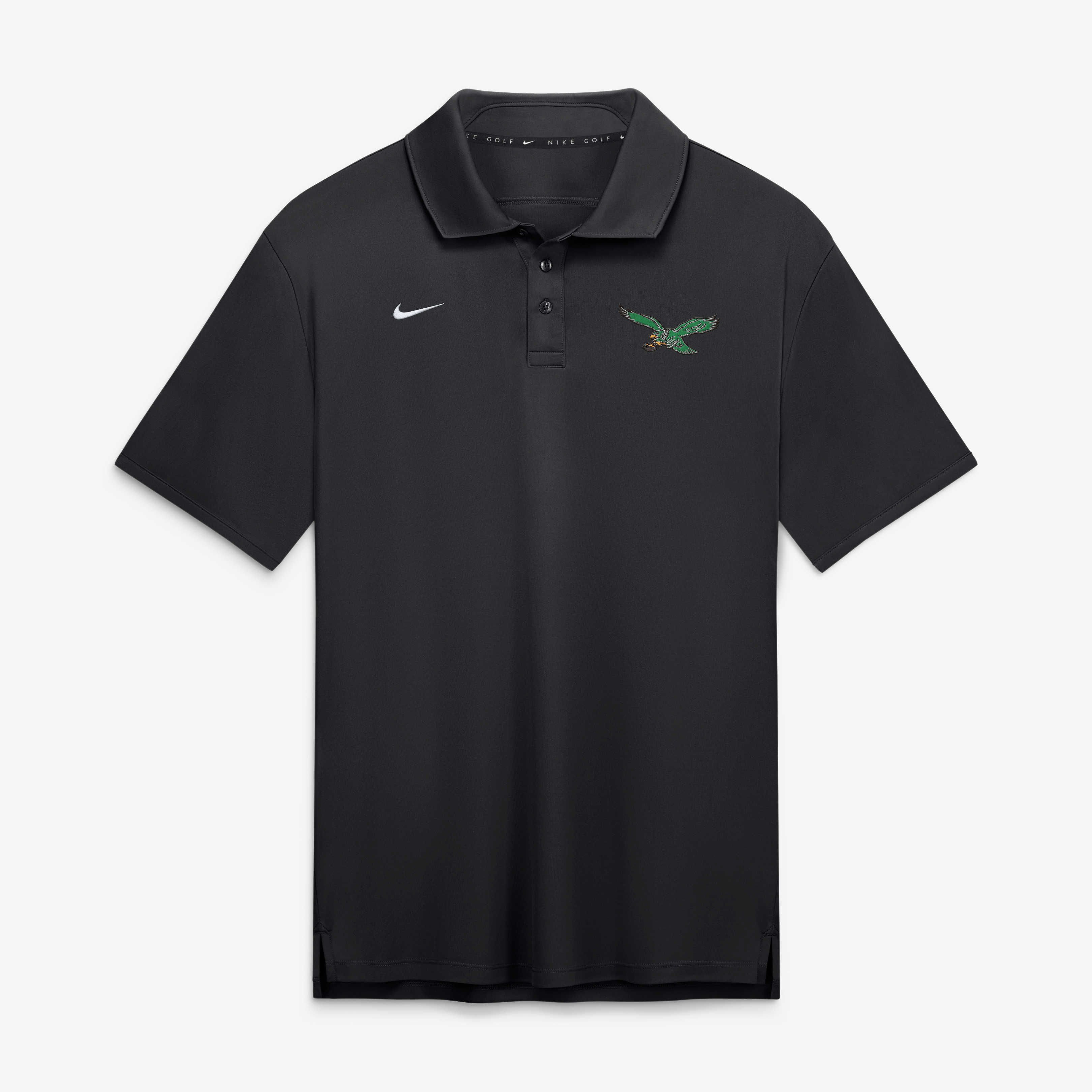 Men's Nike  Black Philadelphia Eagles Par Solid Dri-FIT Polo